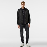 Guess Knitted Windbreaker Warm Touch 186 Erkek Siyah Rüzgarlık