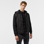 Guess Knitted Windbreaker Warm Touch 186 Erkek Siyah Rüzgarlık