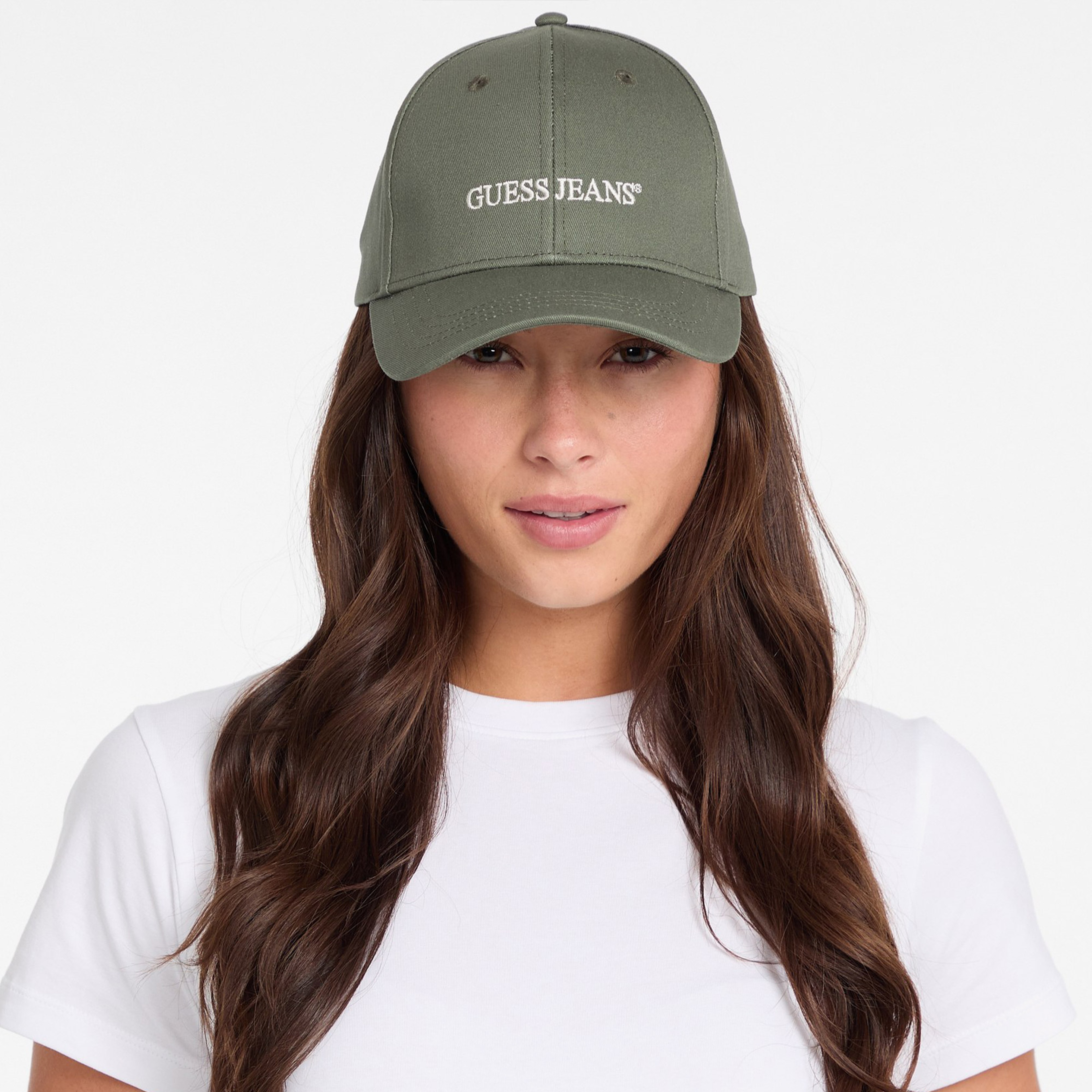 Guess Unisex Haki Şapka