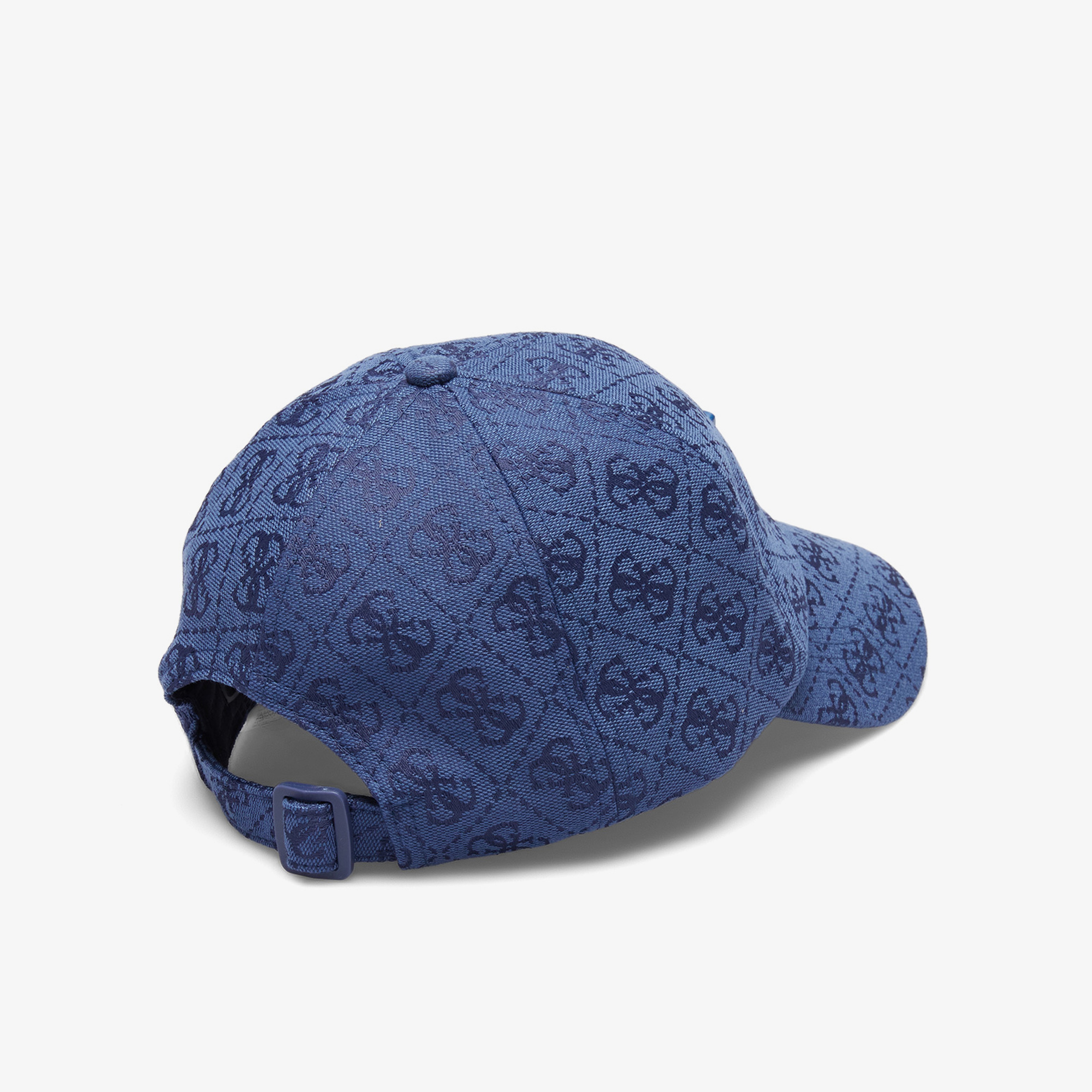 Guess Logo Baseball Jacquard Kadın Lacivert Şapka