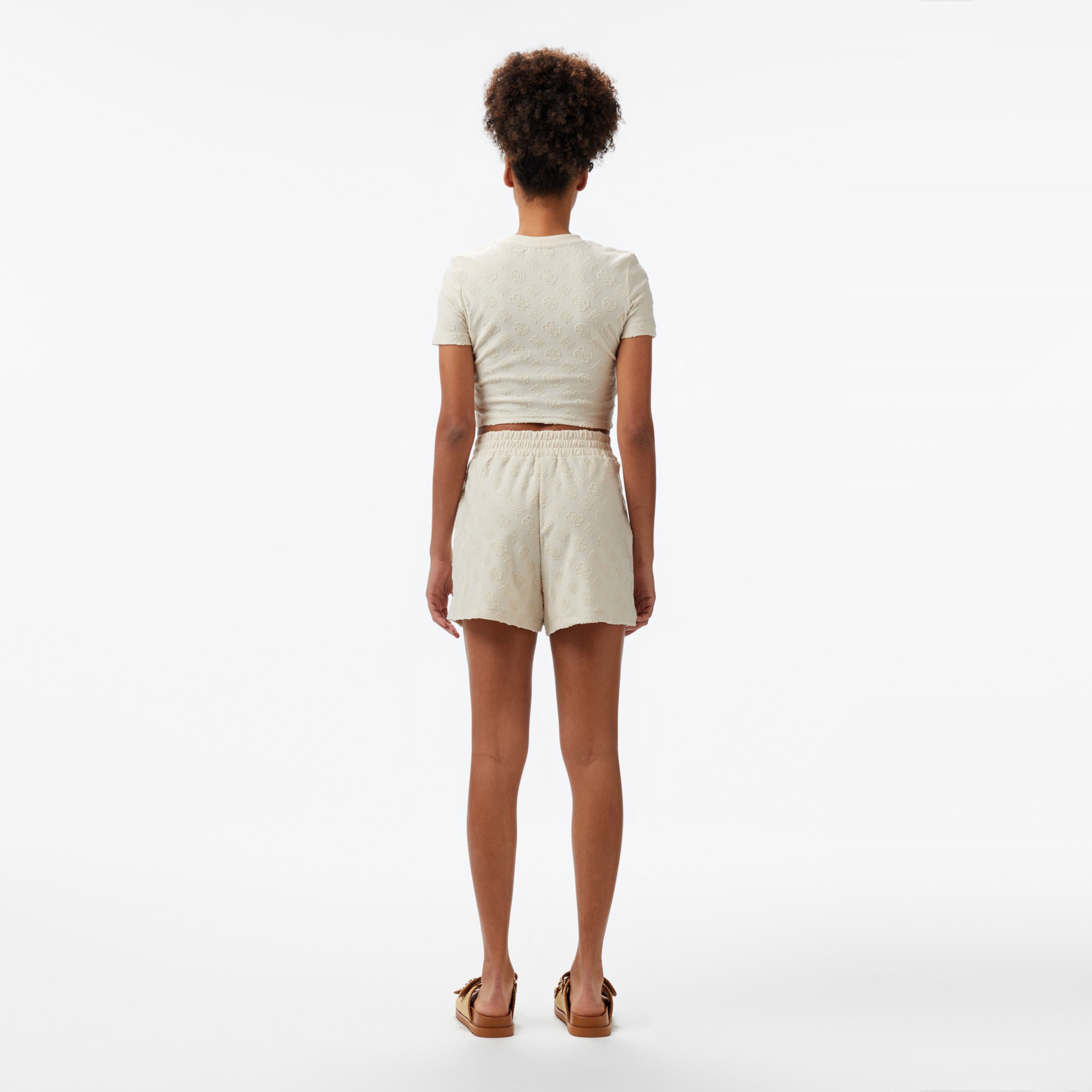 Guess Peony Jacquard Short Kadın Renkli Şort