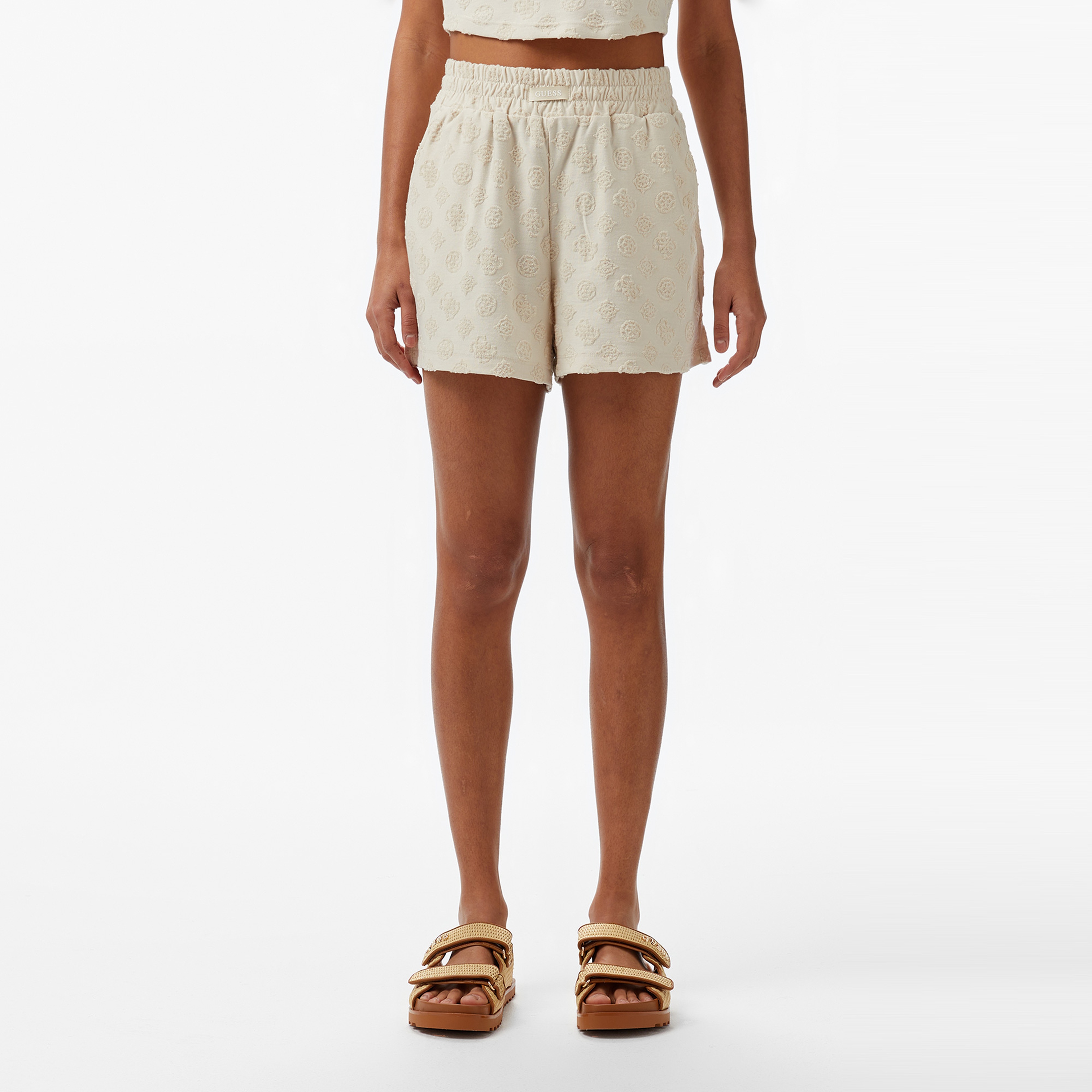 Guess Peony Jacquard Short Kadın Renkli Şort