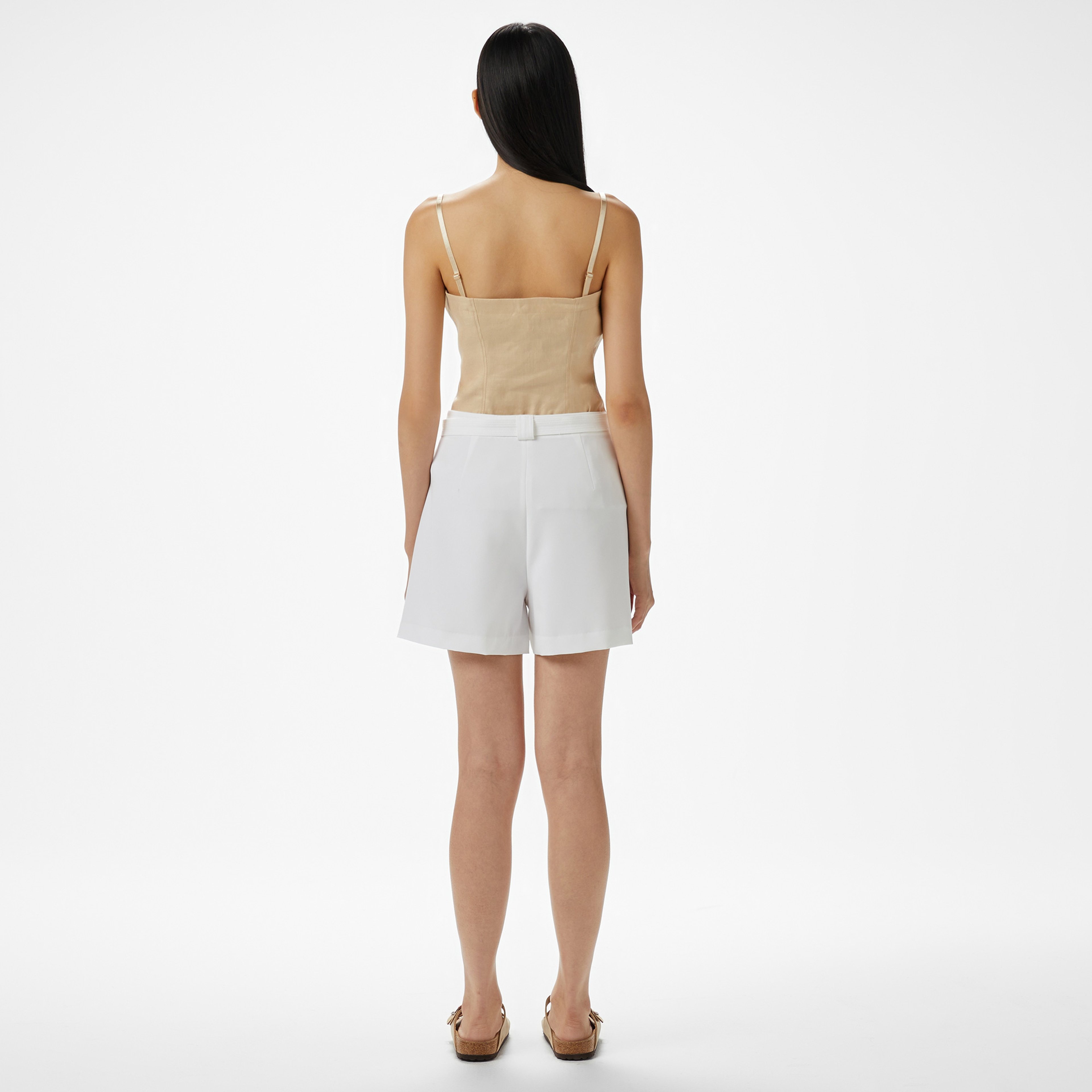 Guess New Valentina Short Kadın Beyaz Şort