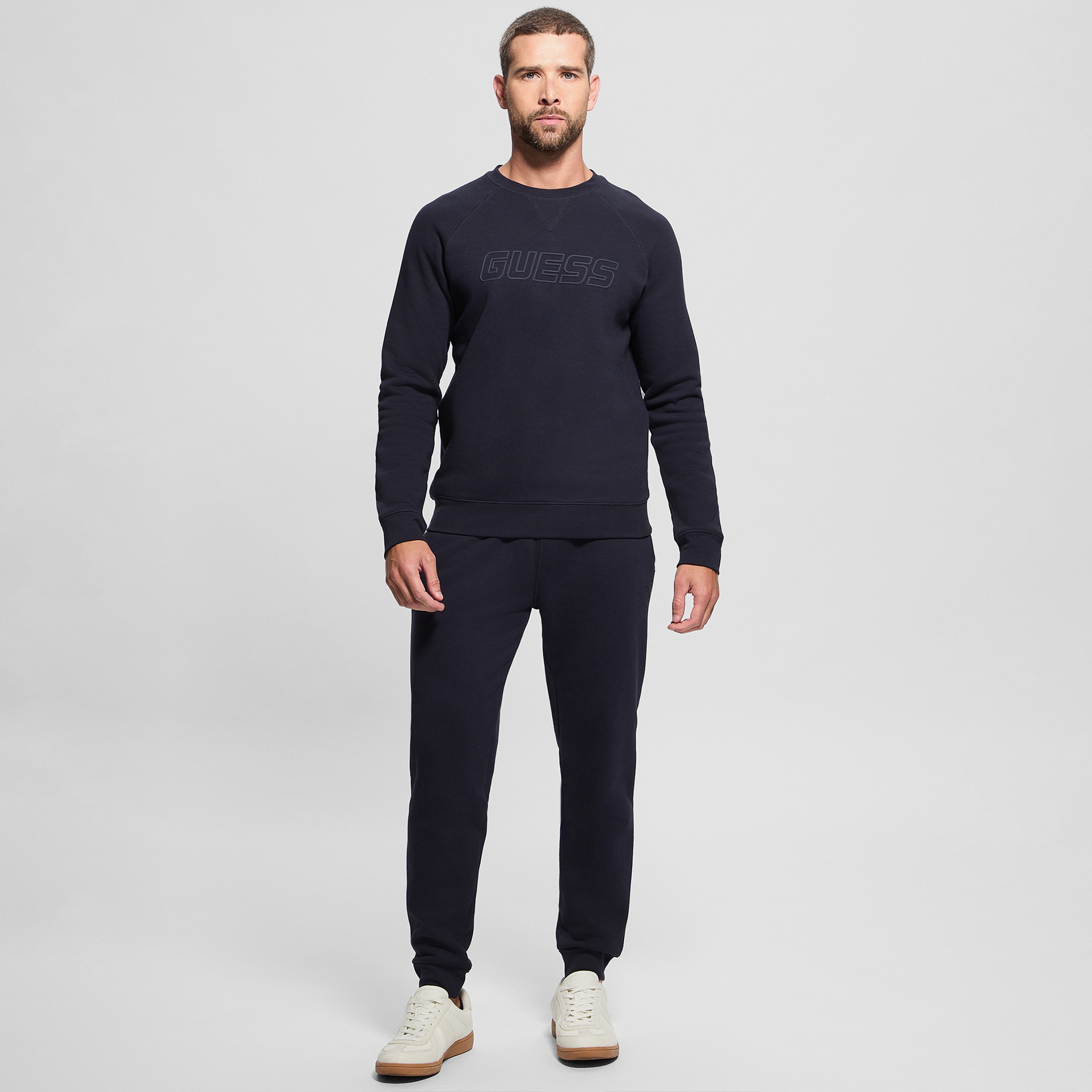 Guess Erkek Lacivert Sweatshirt