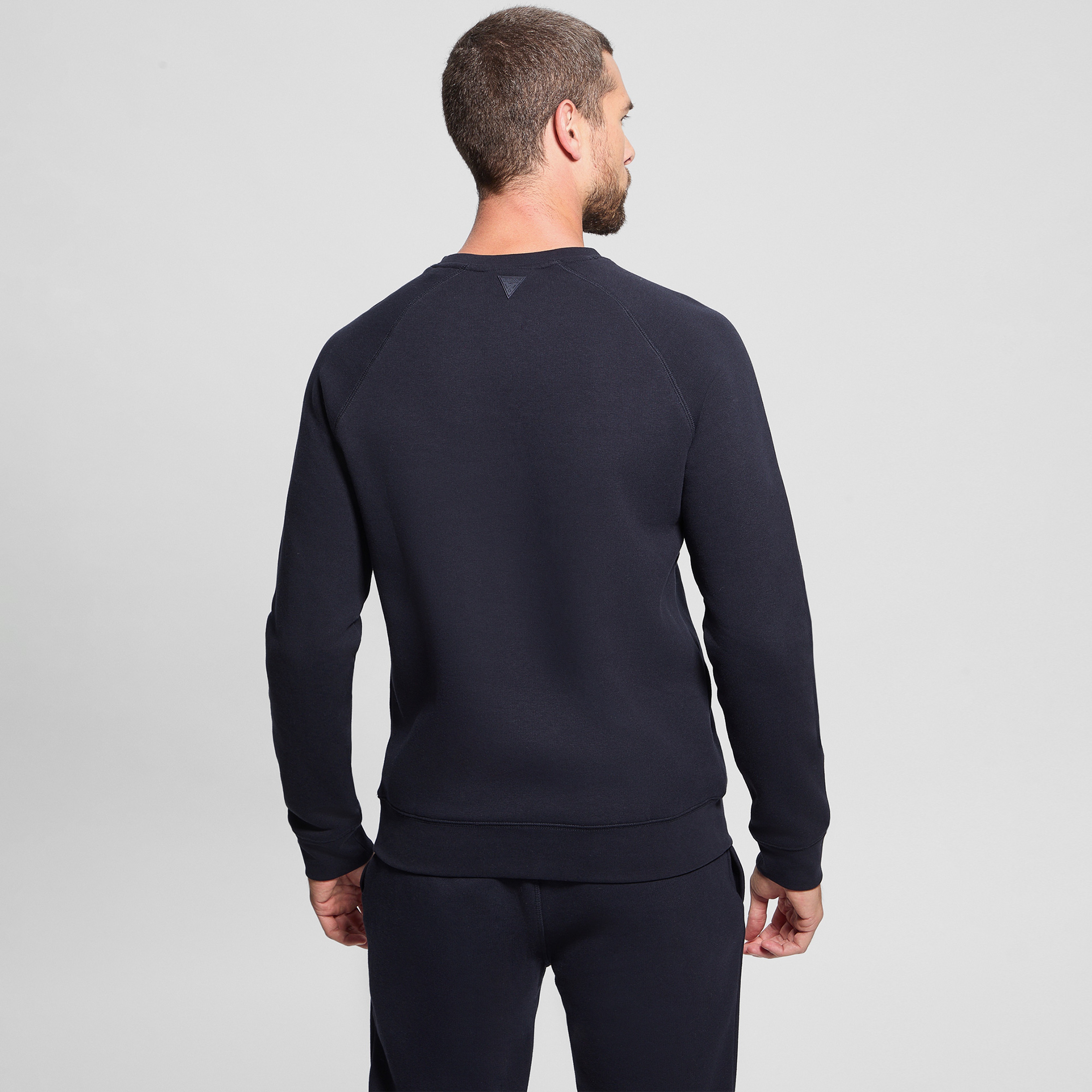 Guess Erkek Lacivert Sweatshirt