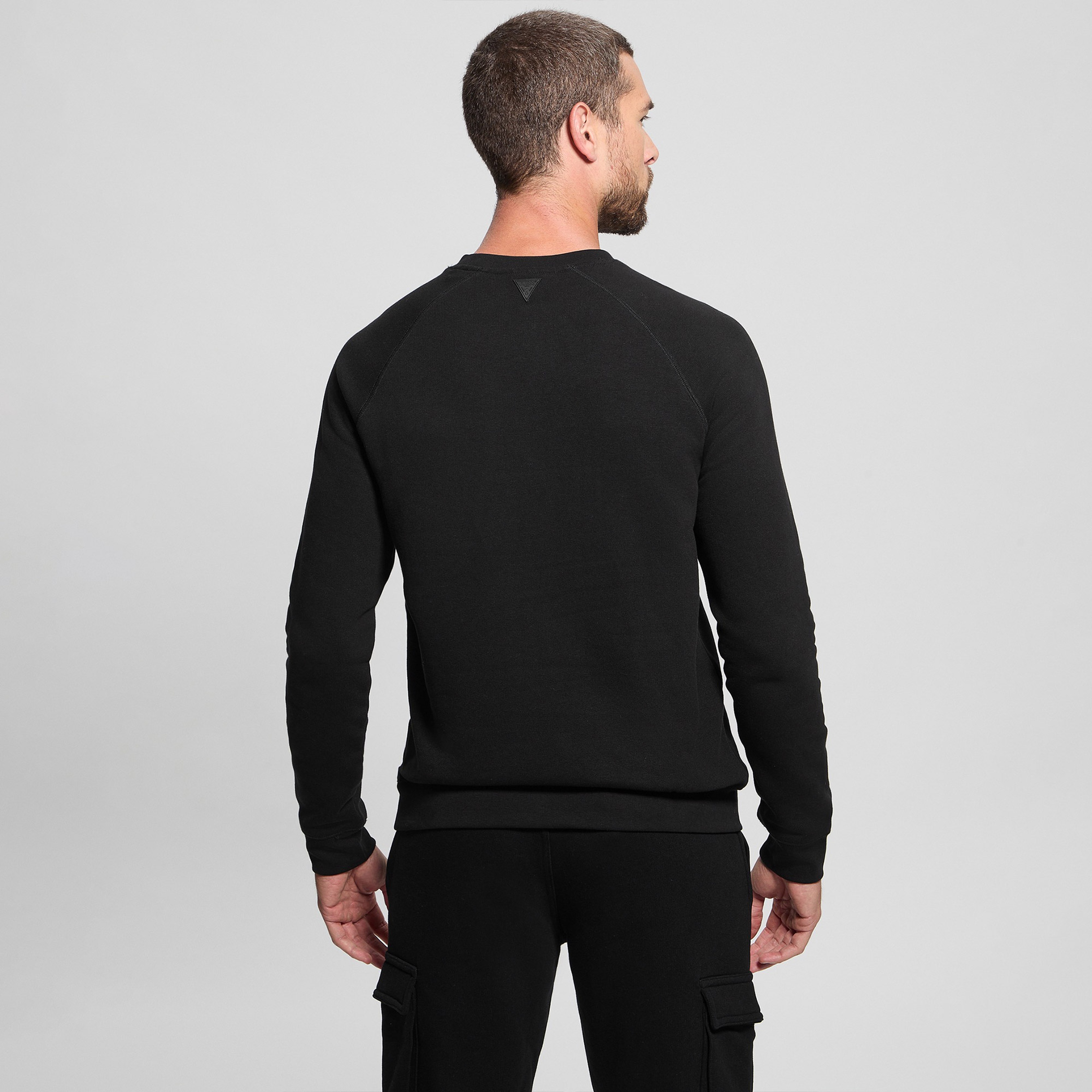 Guess Erkek Siyah Sweatshirt