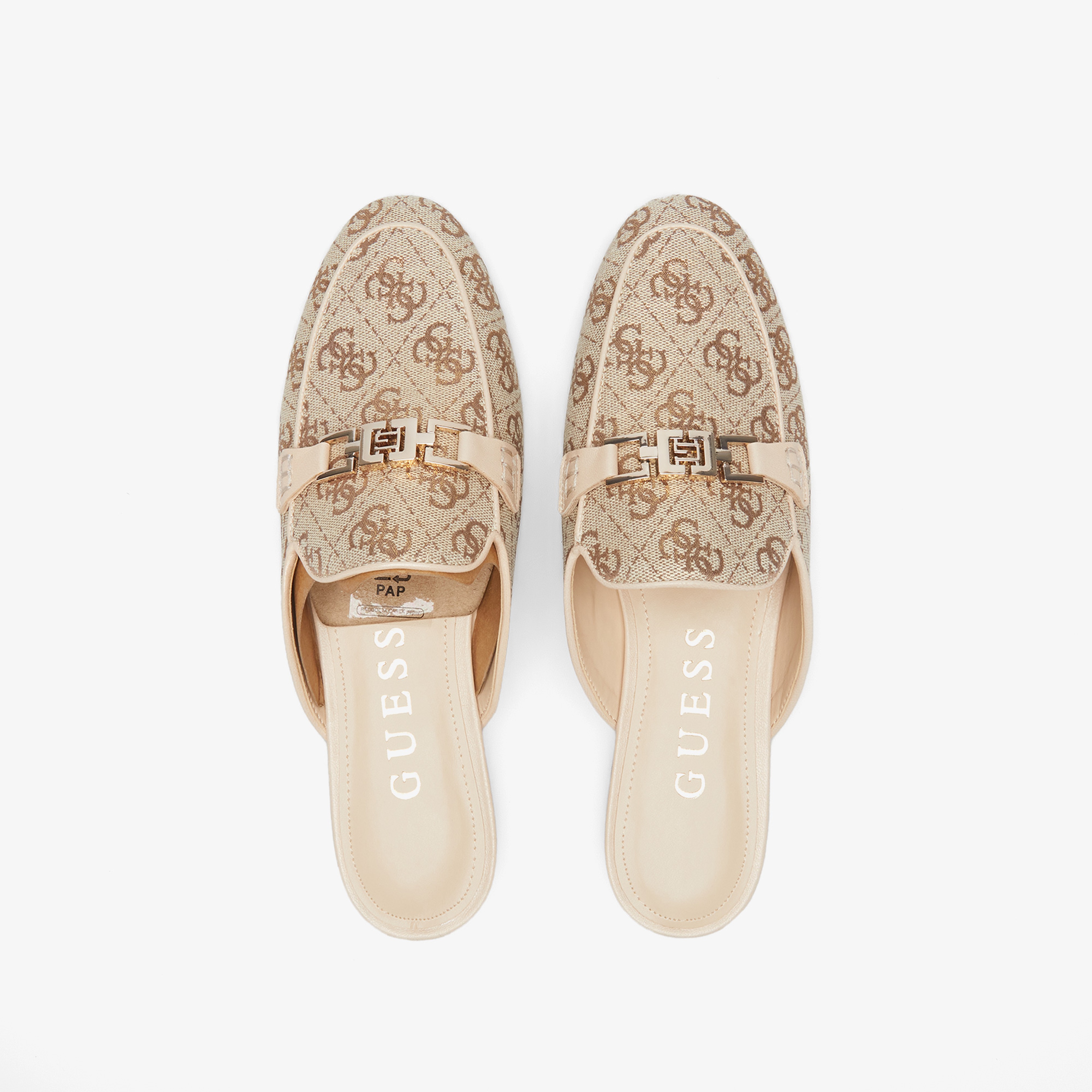 Guess Bommy2 Crackle Pu S019109 Kadın Sarı Terlik