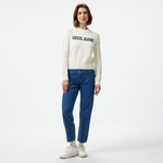 Guess Organic Cotton Genaration Yarn Kadın Beyaz Triko