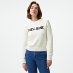 Guess Organic Cotton Genaration Yarn Kadın Beyaz Triko
