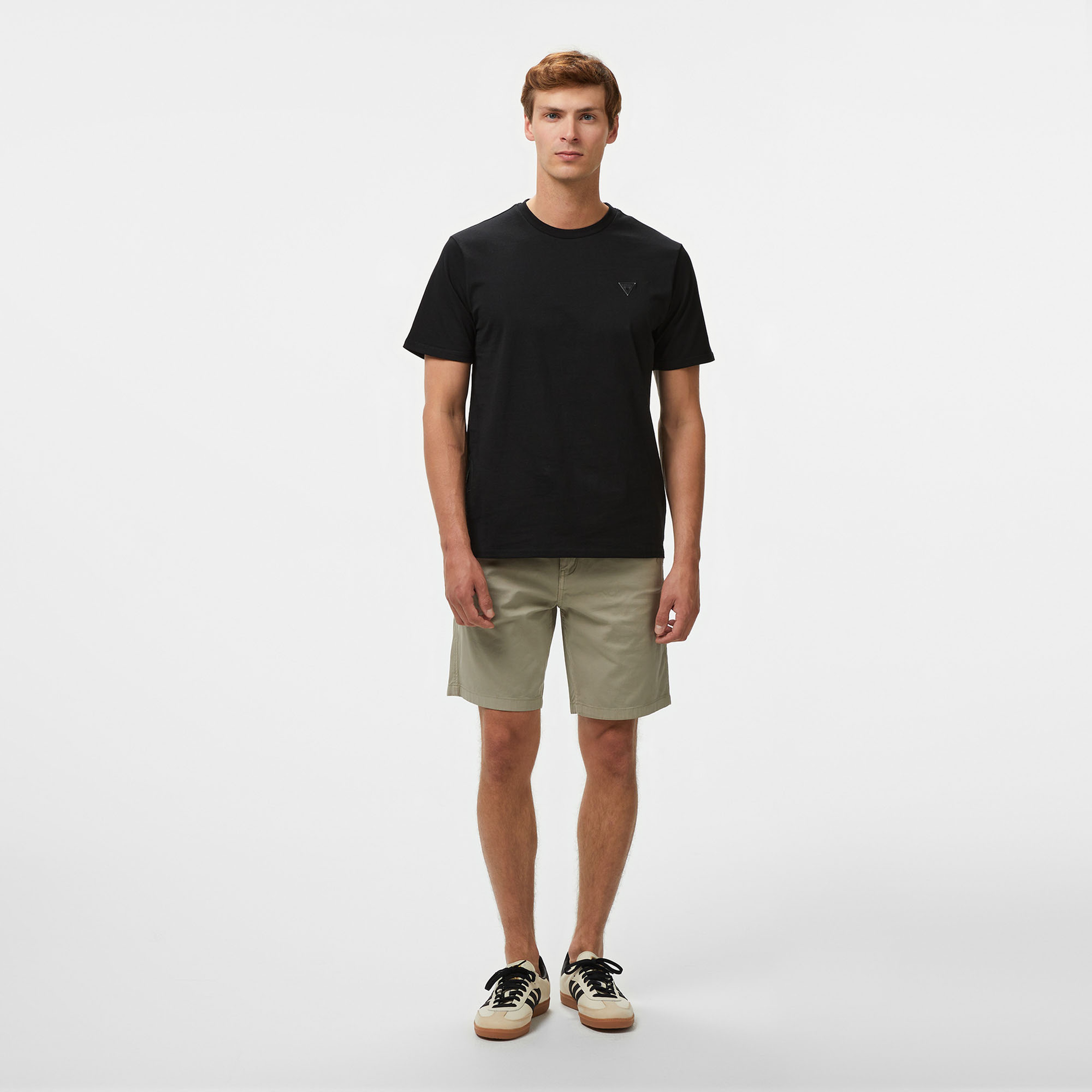 Guess Ss Cn Basic Tee Erkek Siyah T-Shirt