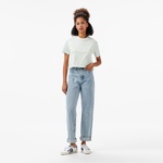 Guess Adele Crop Organic 160Gsm Kadın Yeşil T-Shirt