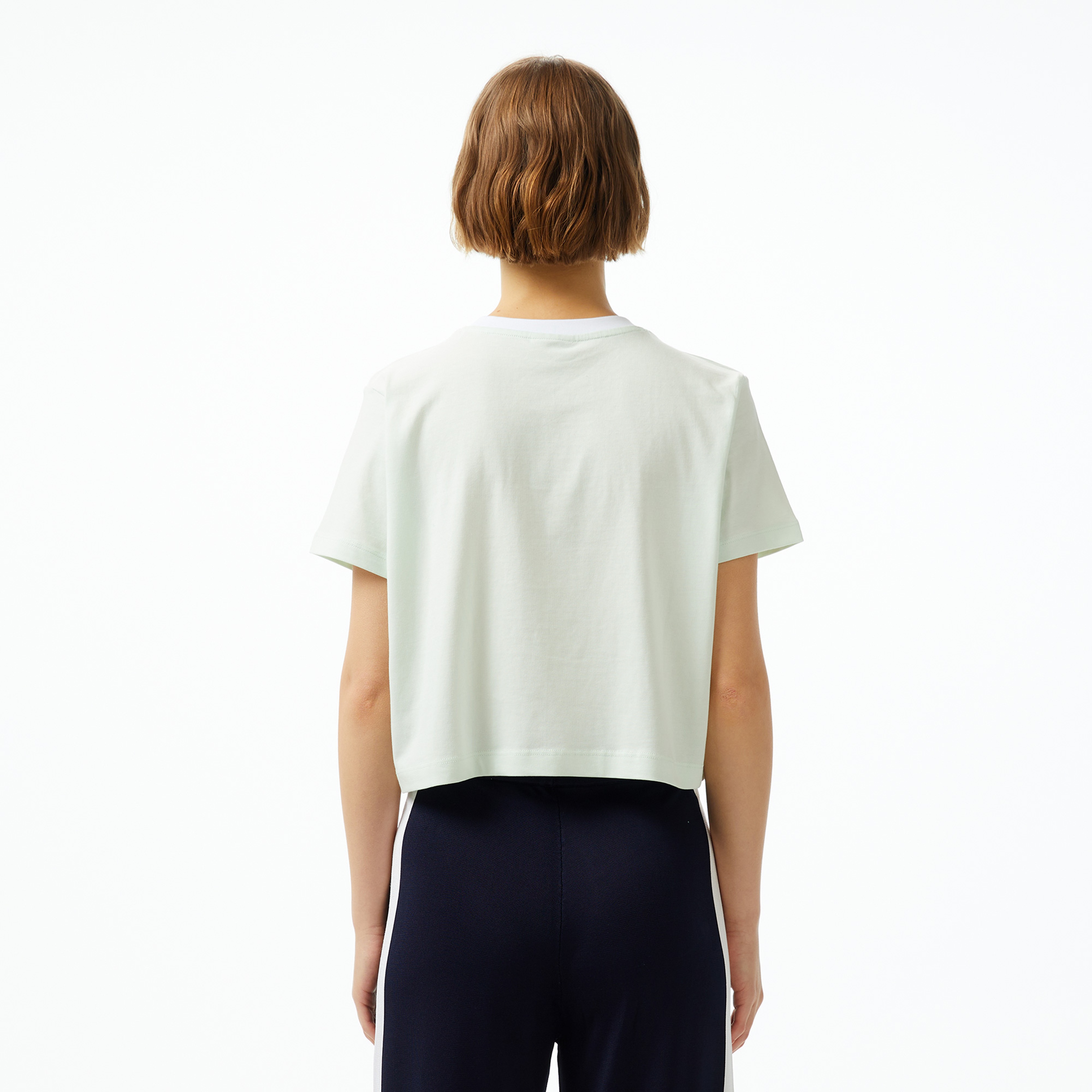 Guess Filanta Crop Mid Organiceam 180 Kadın Yeşil T-Shirt