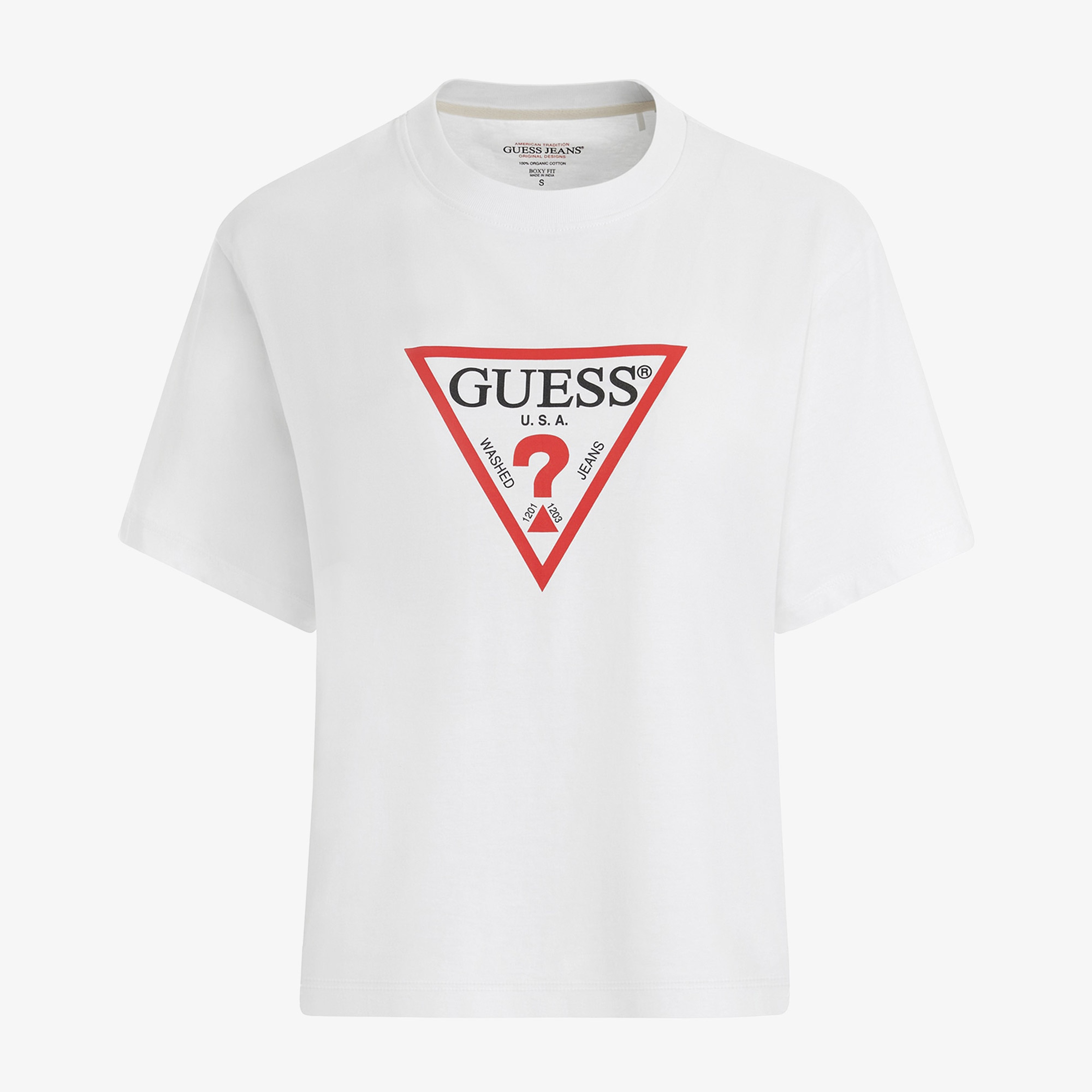 Guess Kadın Beyaz T-Shirt