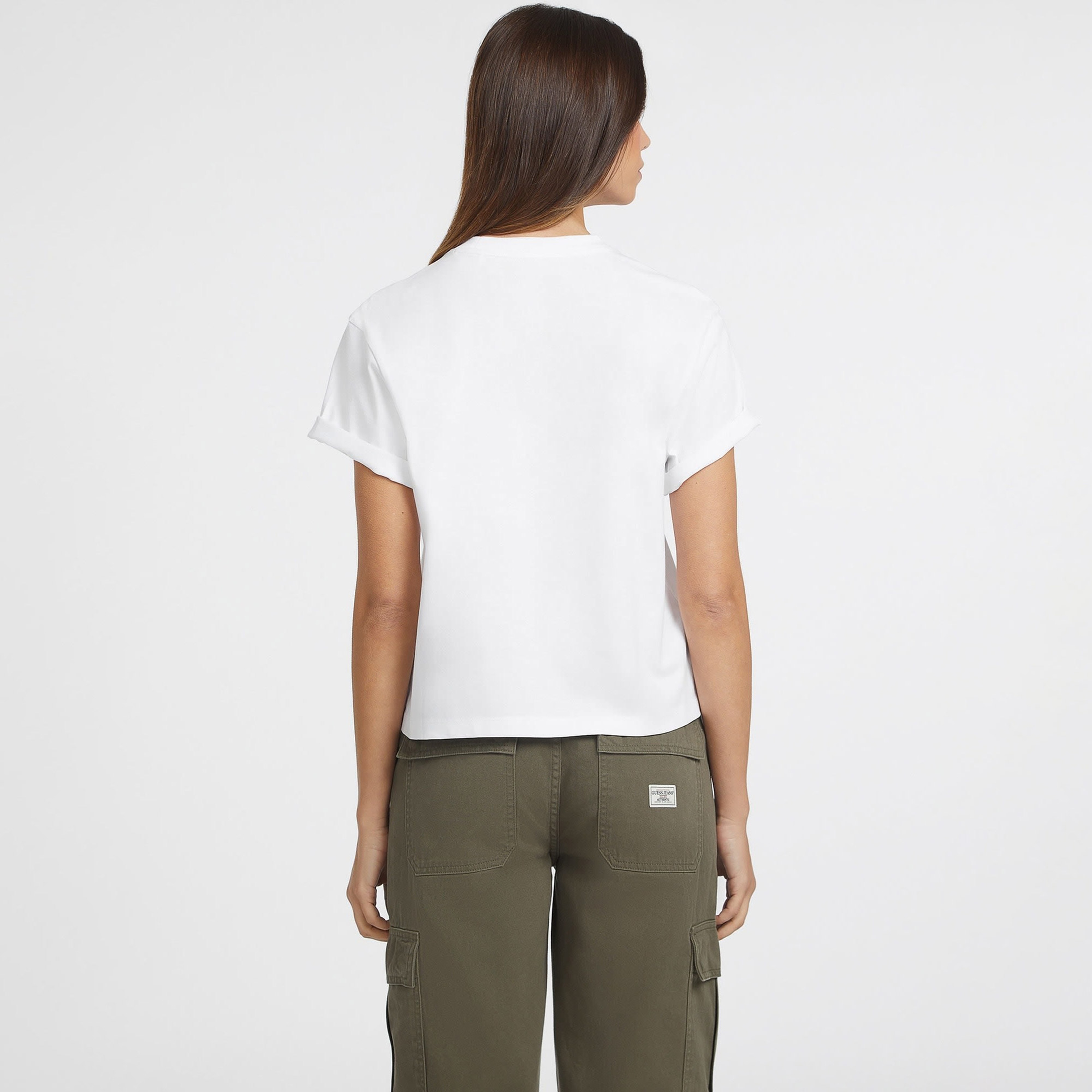 Guess Kadın Beyaz T-Shirt