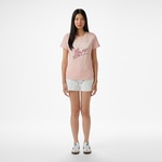 Guess Cn Ss Love Triangle  Kadın Pembe T-Shirt