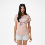 Guess Cn Ss Love Triangle  Kadın Pembe T-Shirt