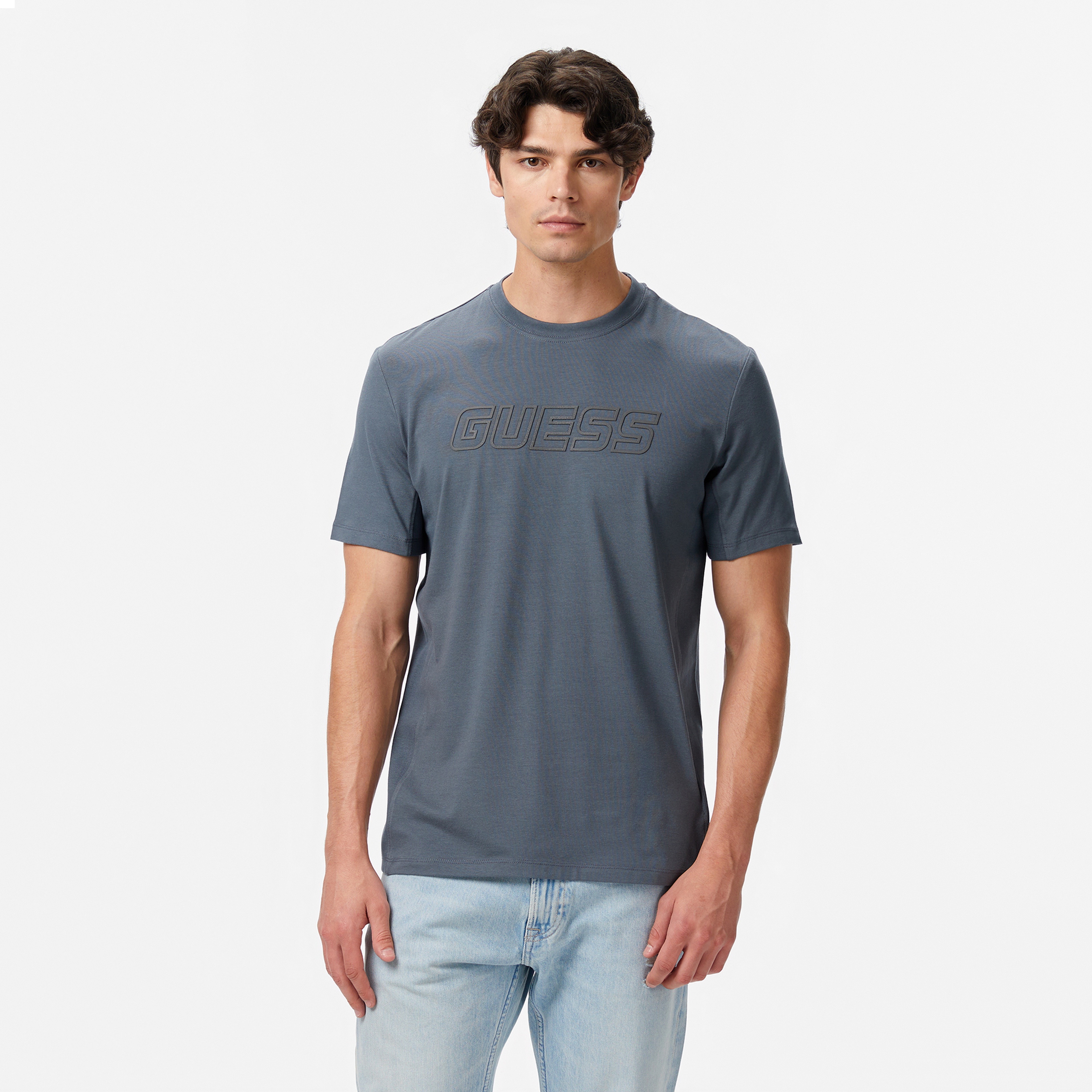 Guess Erkek Gri T-Shirt
