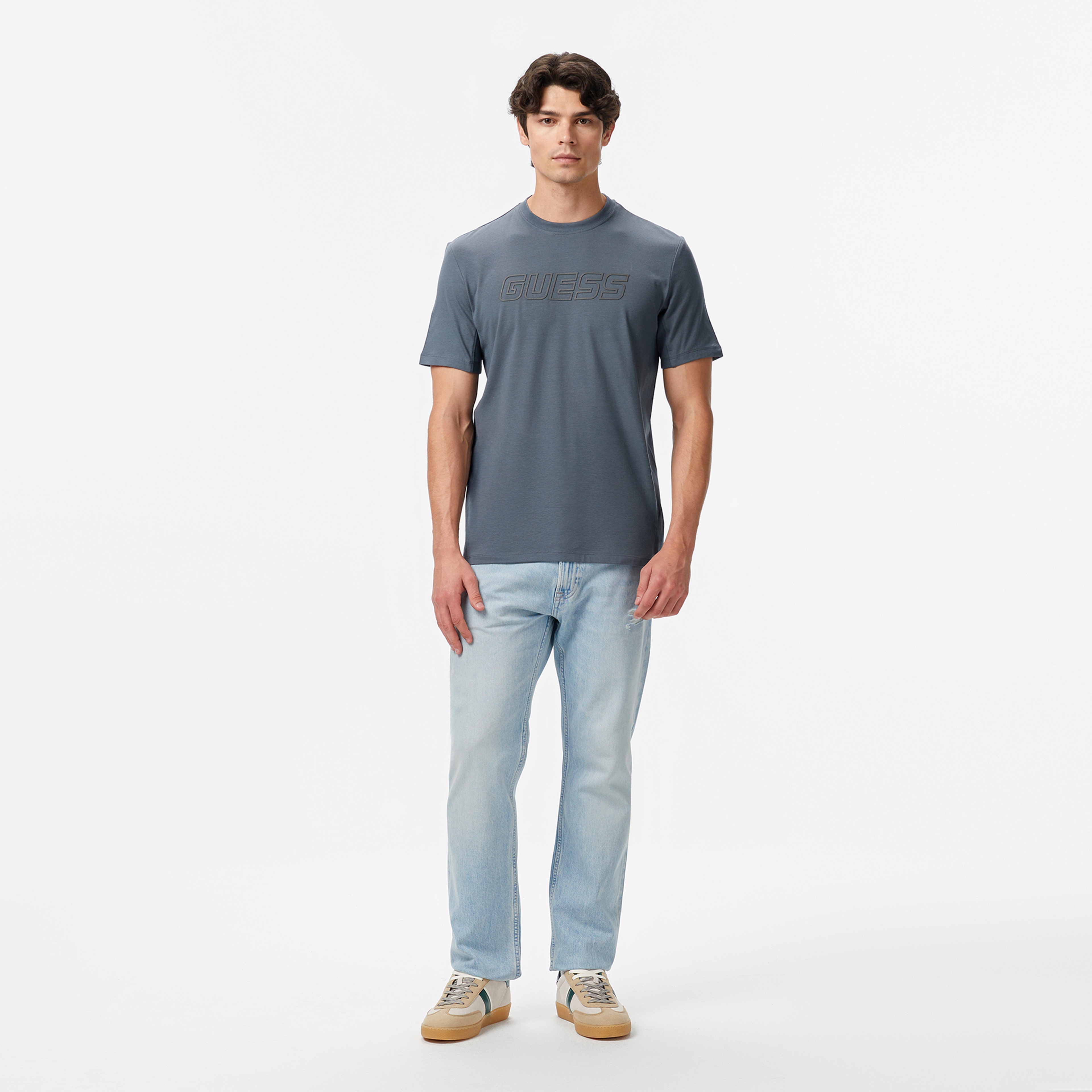 Guess Erkek Gri T-Shirt