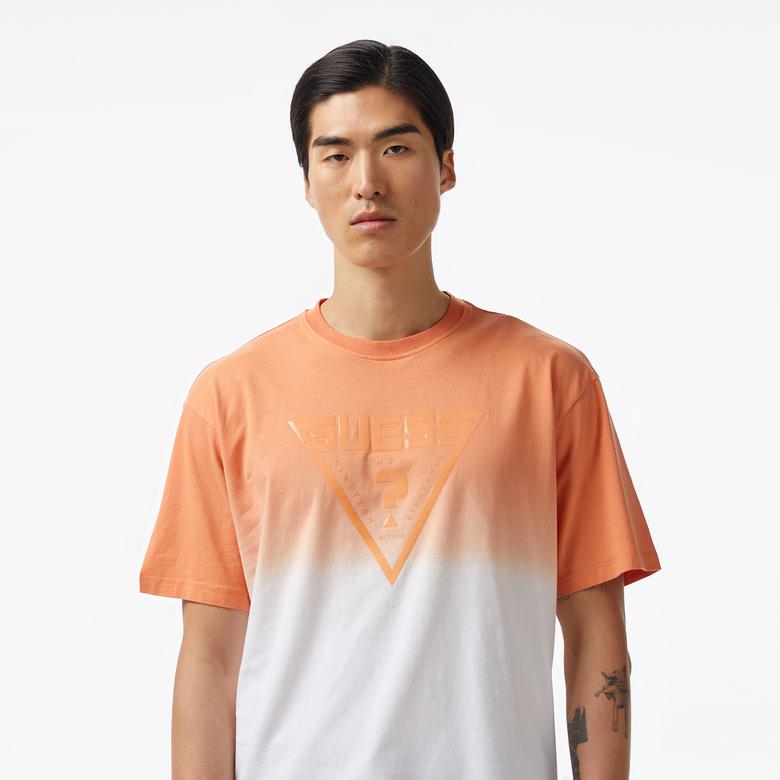Guess Slug Cn Mid Organiceam 180 Erkek Turuncu T-Shirt