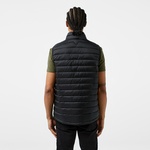 Guess Hooded Puffer Ves Iridescent Nylon 40 Erkek Siyah Yelek