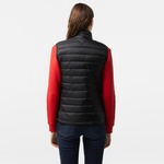 Guess Puffer Vest Iridescent Nylon 40 Kadın Siyah Yelek