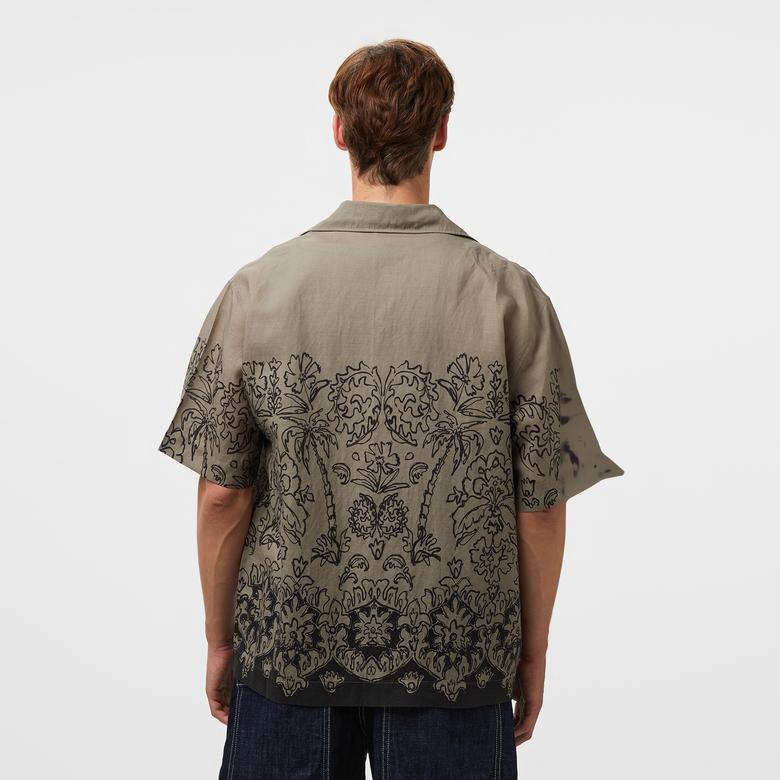 Hugo Espino Erkek Kahverengi Gömlek