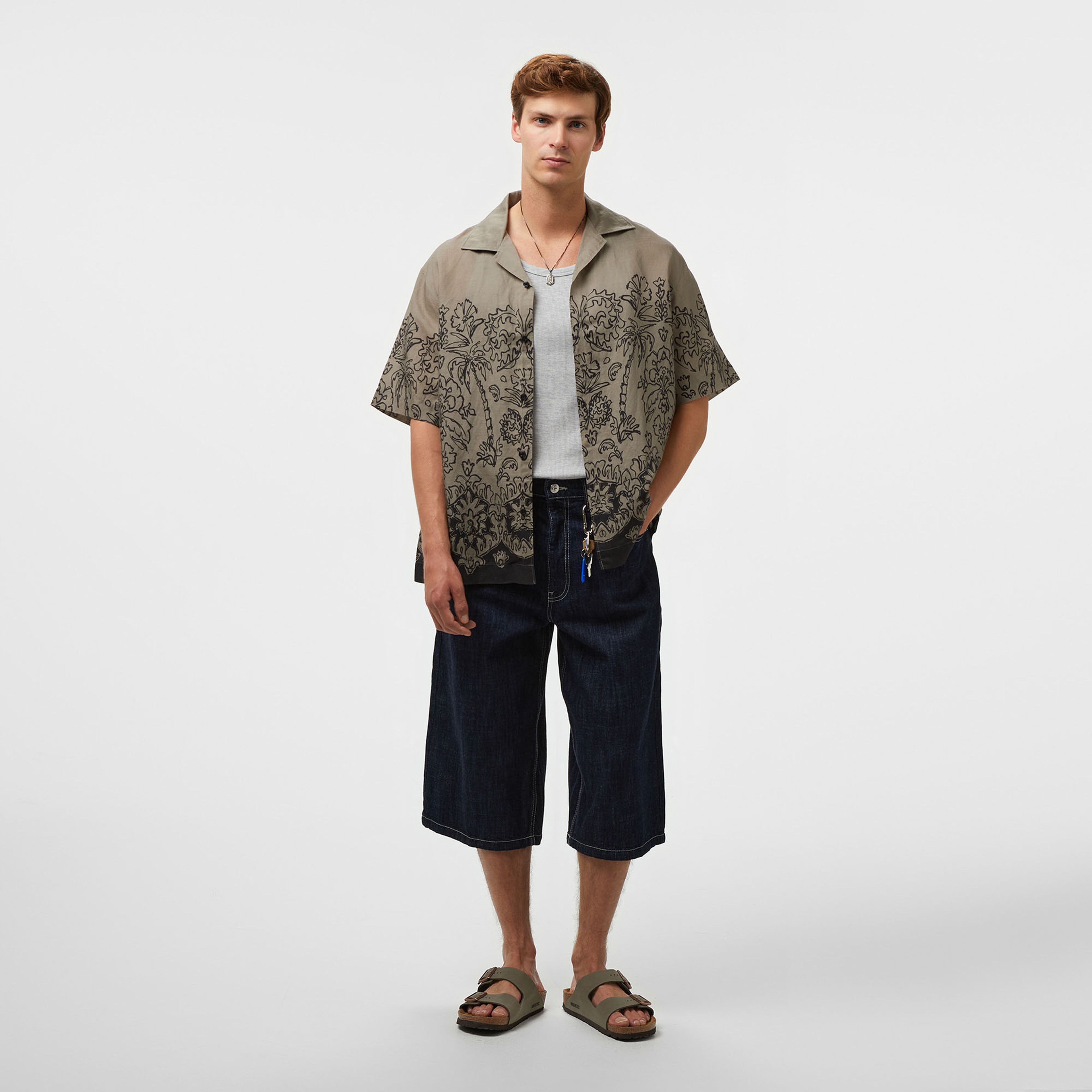 Hugo Espino Erkek Kahverengi Gömlek