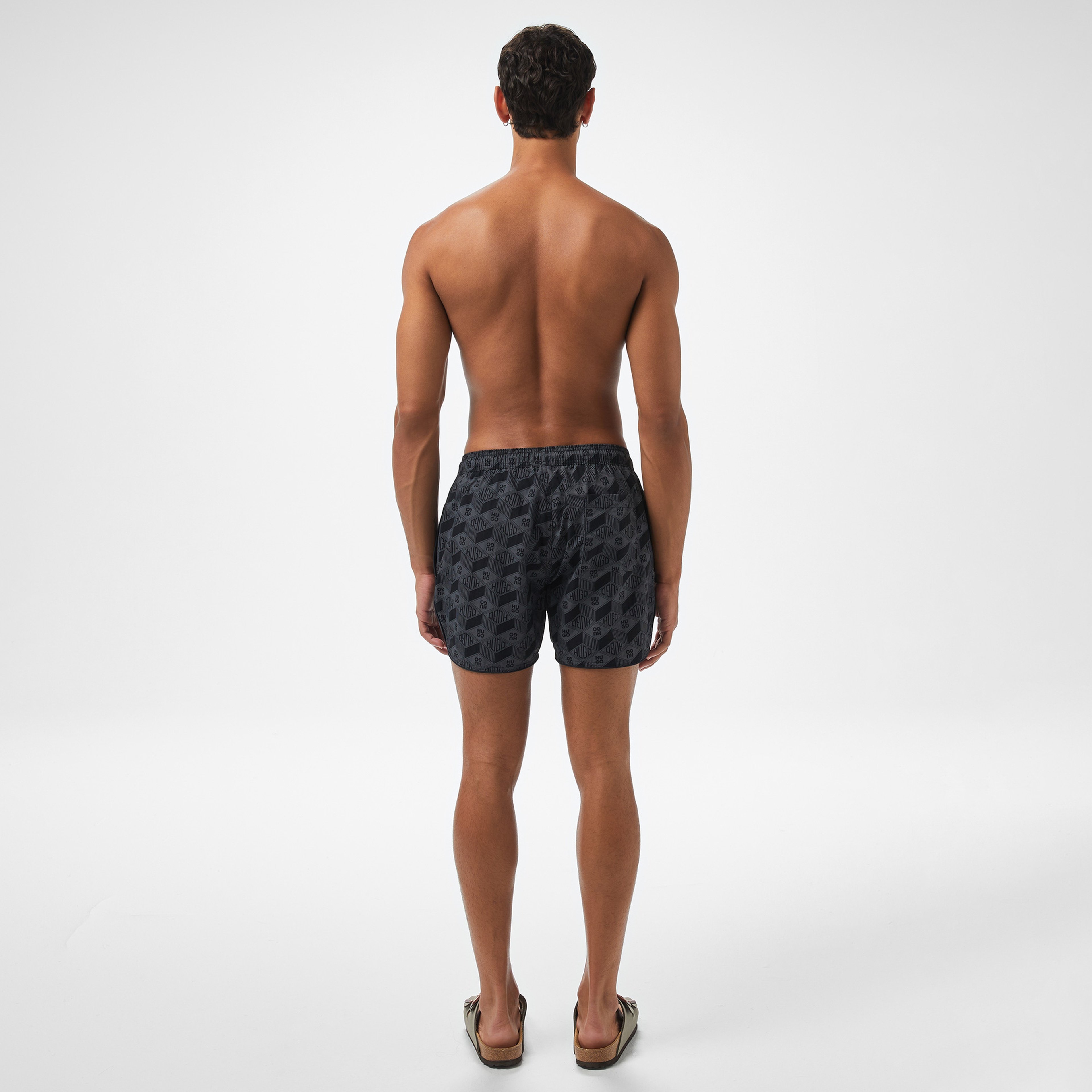 Hugo Rik Erkek Gri Mayo Şort