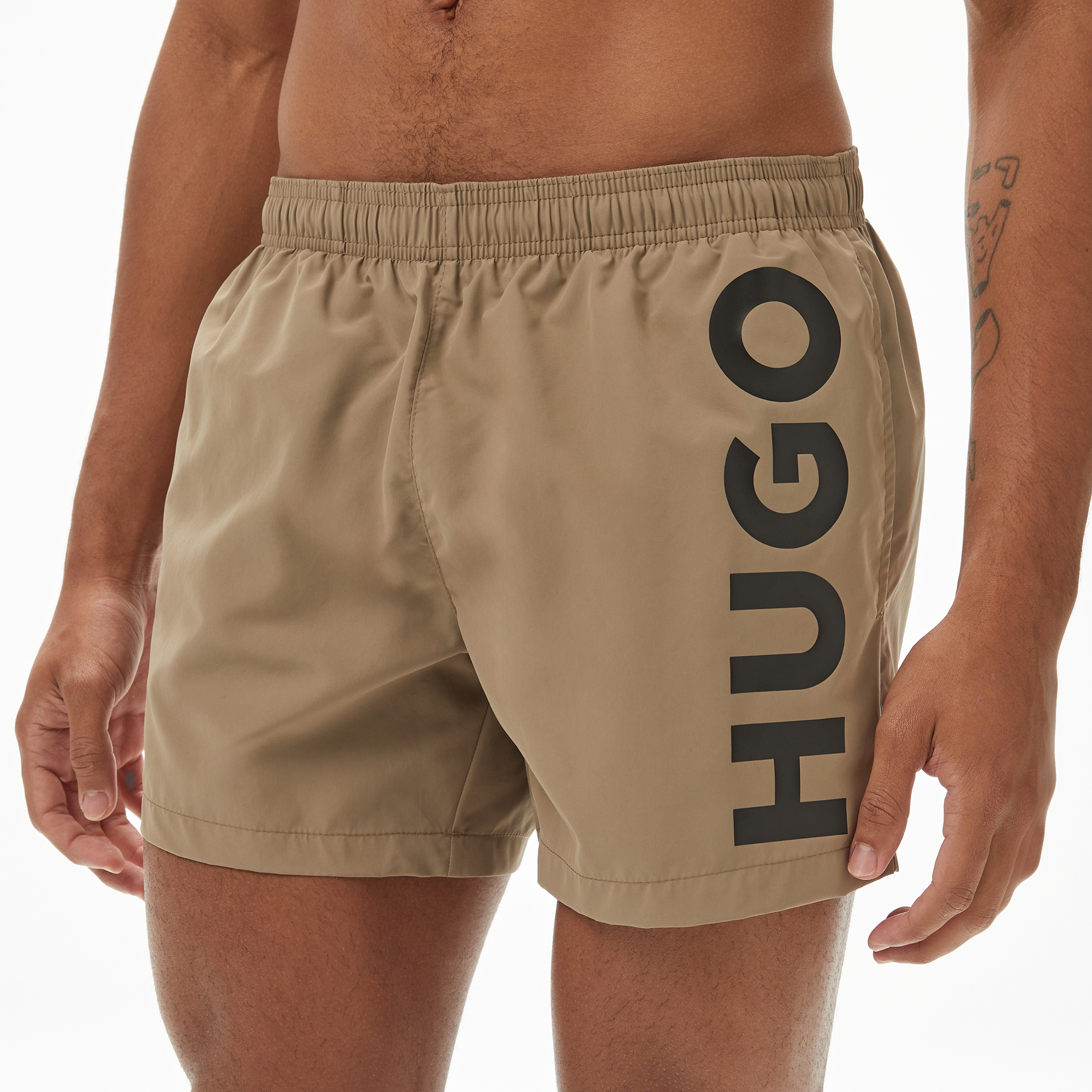 Hugo Abas Erkek Kahverengi Mayo Şort