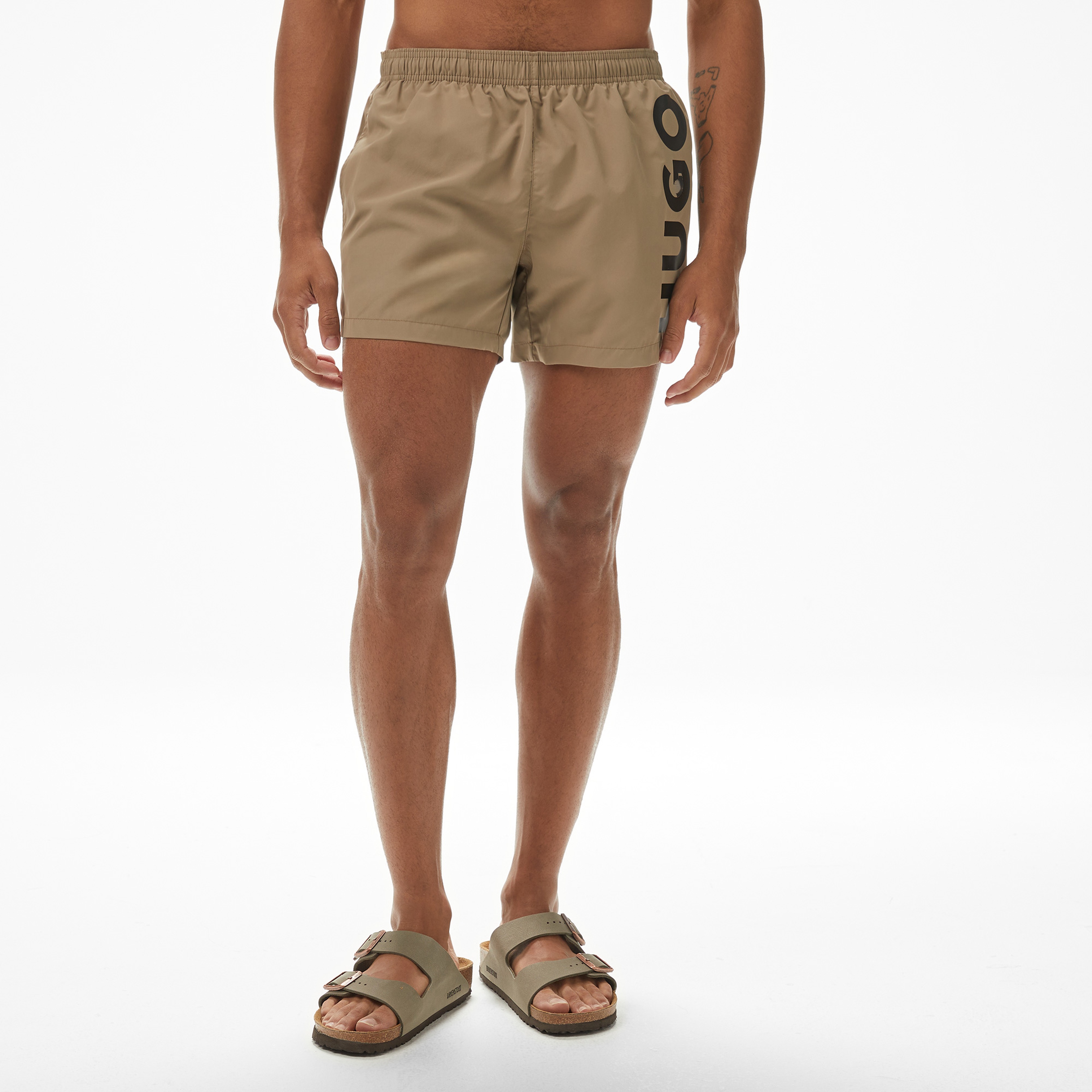 Hugo Abas Erkek Kahverengi Mayo Şort