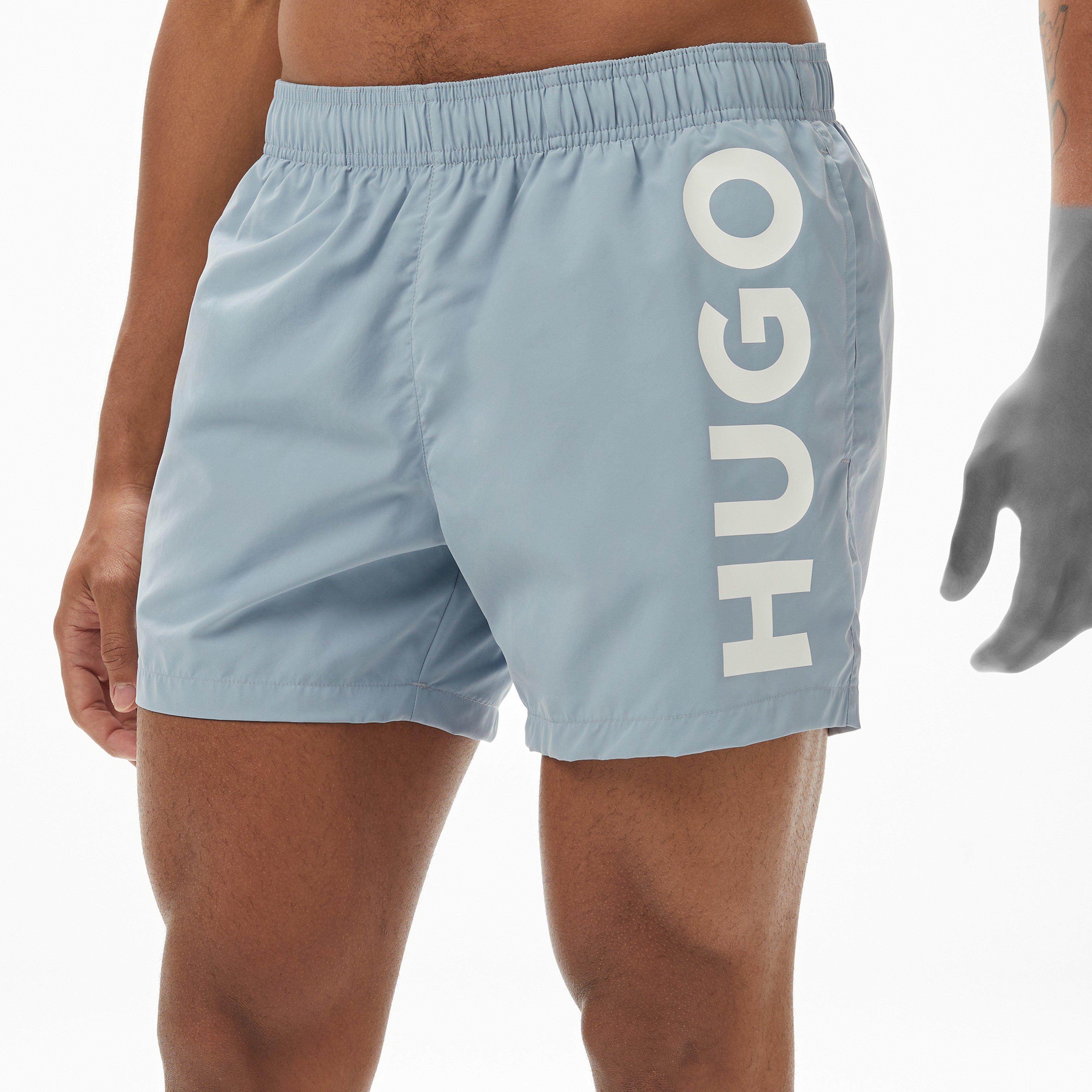 Hugo Abas Erkek Mavi Mayo Şort