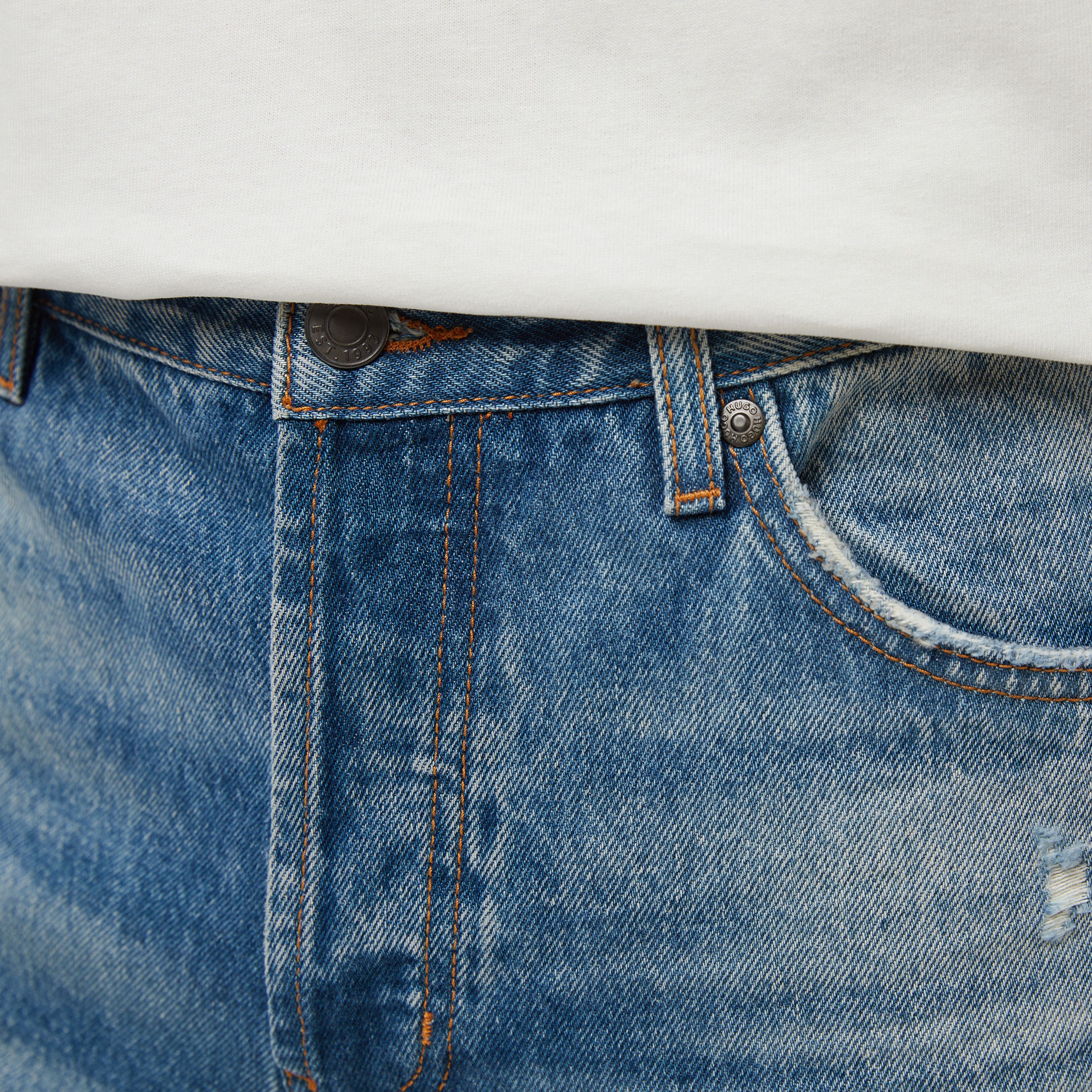 Hugo 634 Erkek Mavi Jean