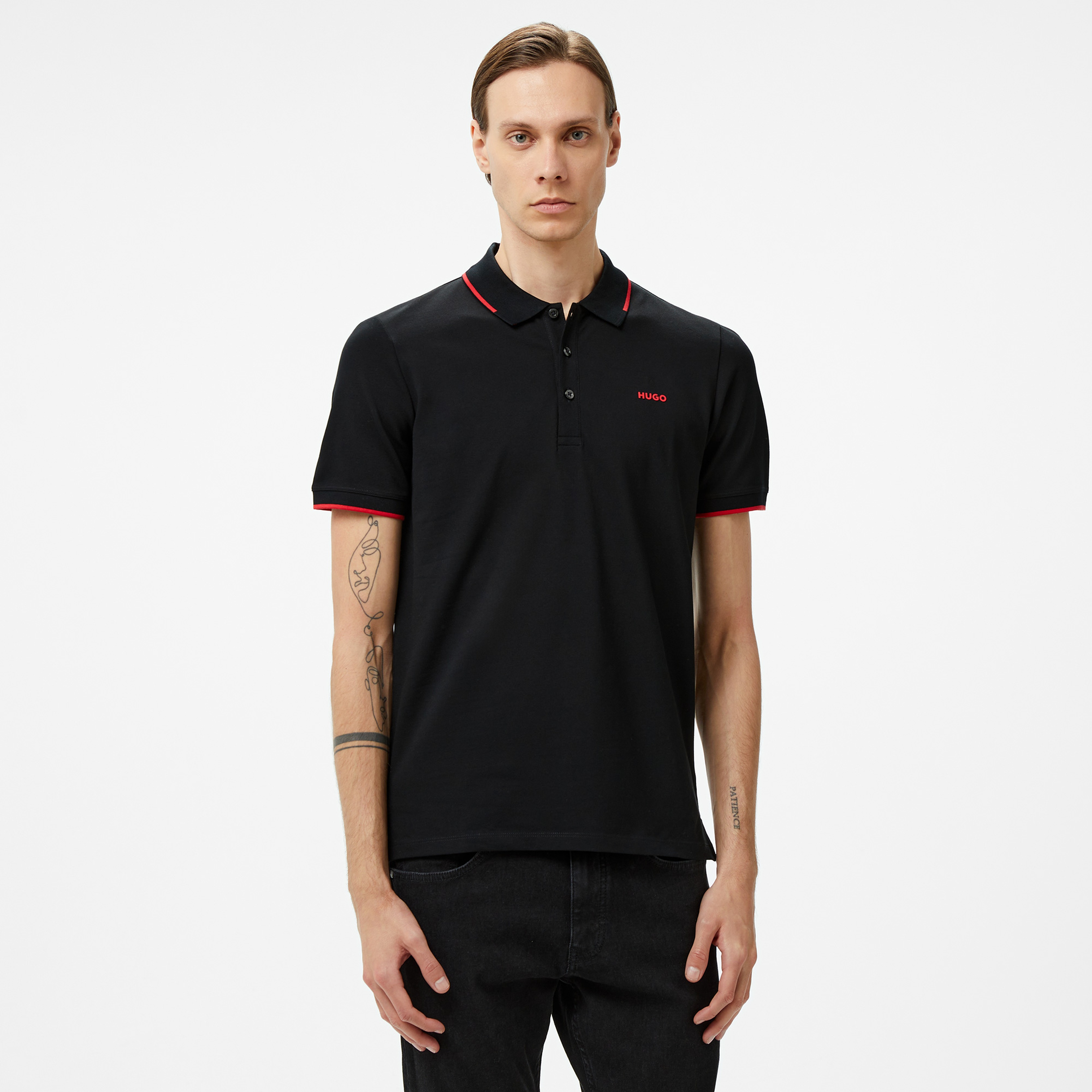 Hugo Dinoso 222 Erkek Siyah Polo