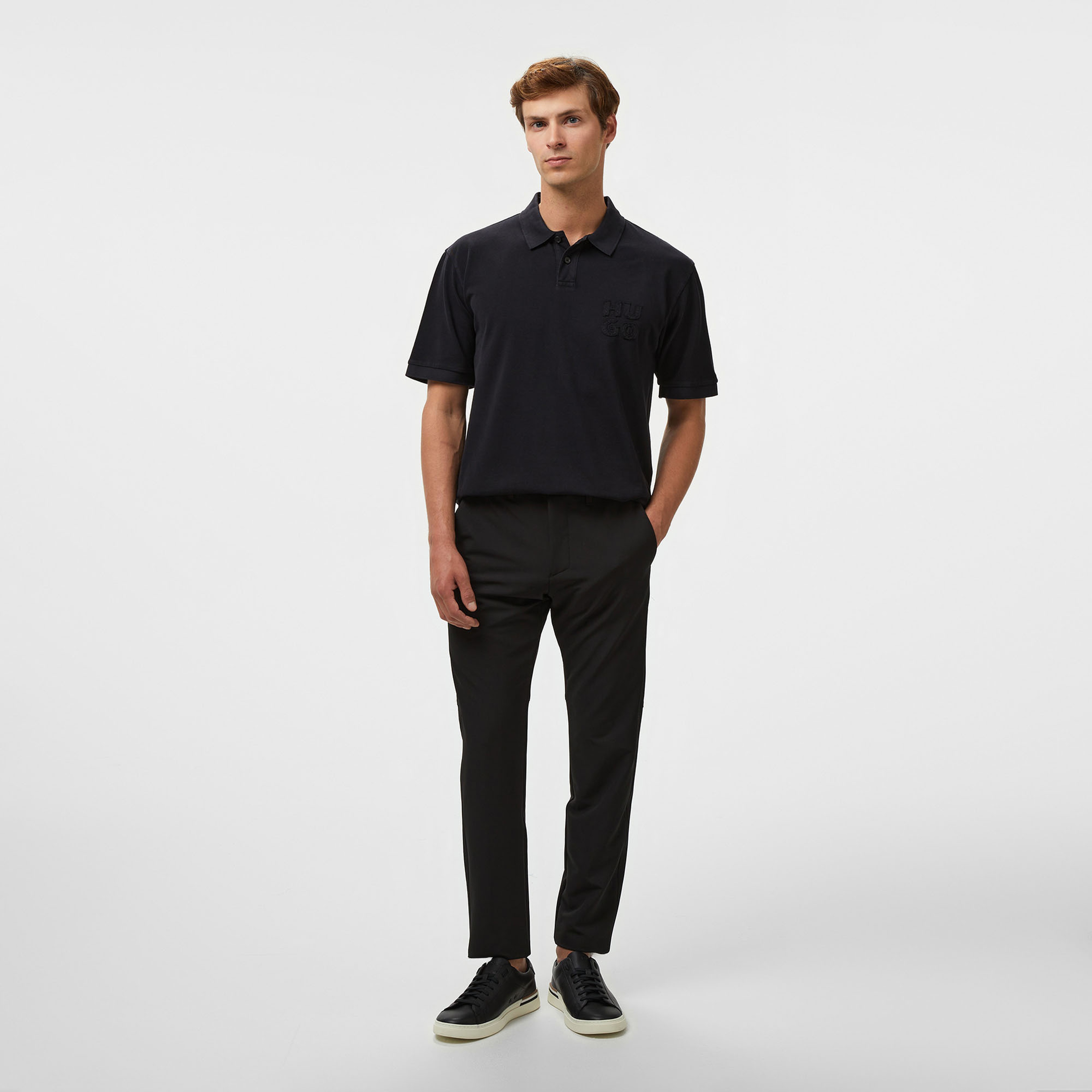 Hugo Dustreck Erkek Siyah Polo