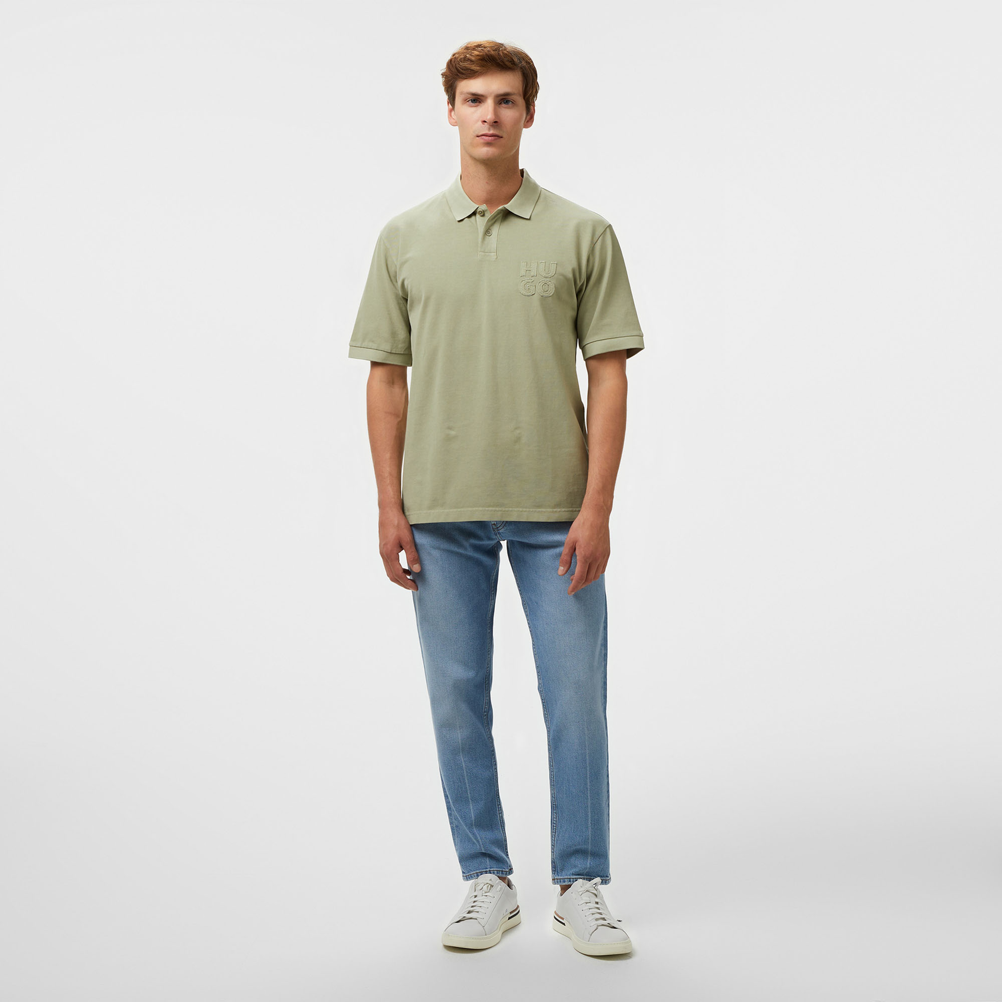 Hugo Dustreck Erkek Yeşil Polo