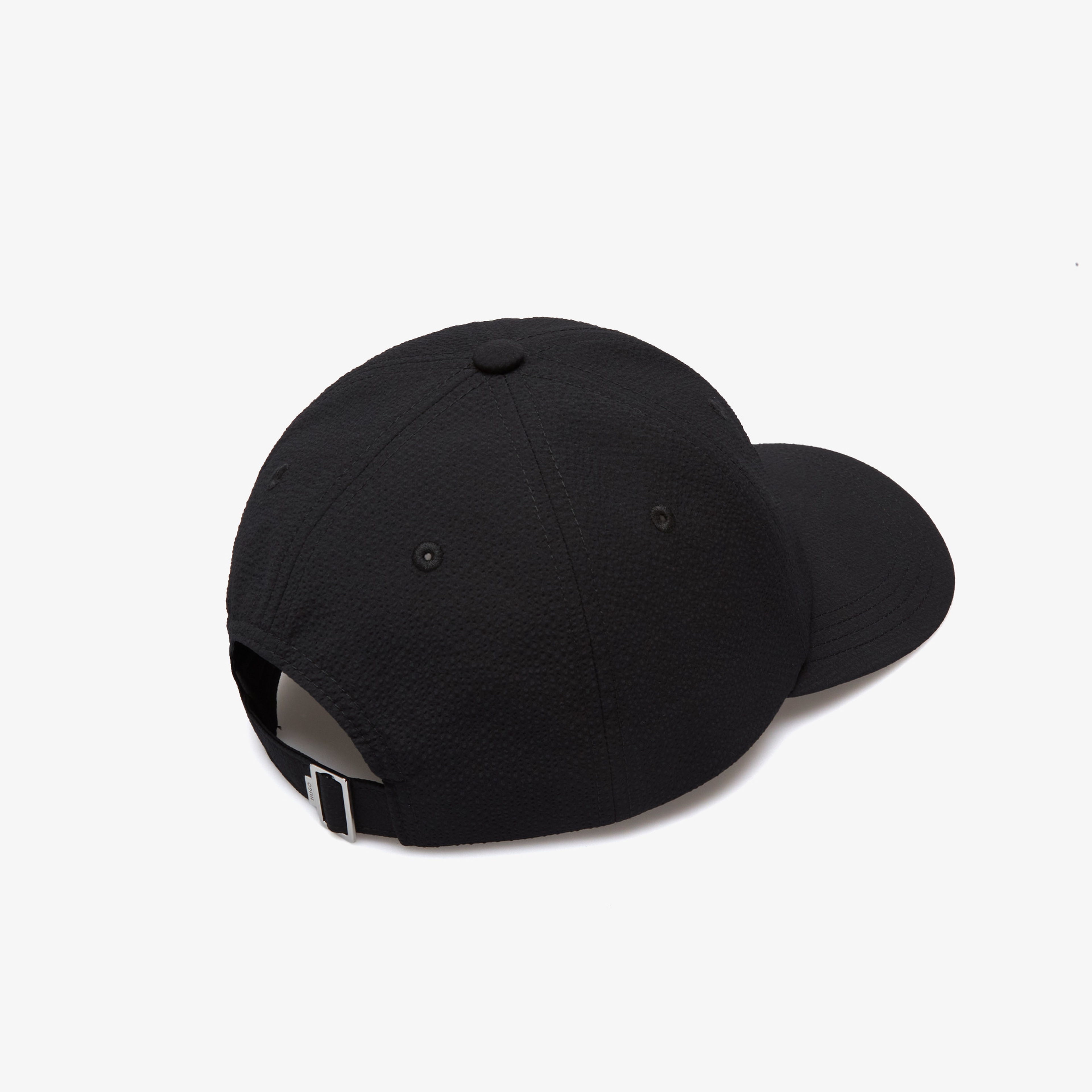 Hugo Mett Seersucker Erkek Siyah Şapka