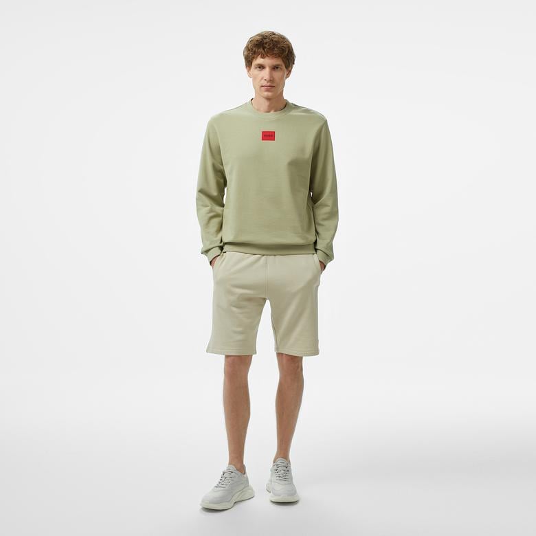 HUGO Diragol212 Erkek Yeşil Sweatshirt