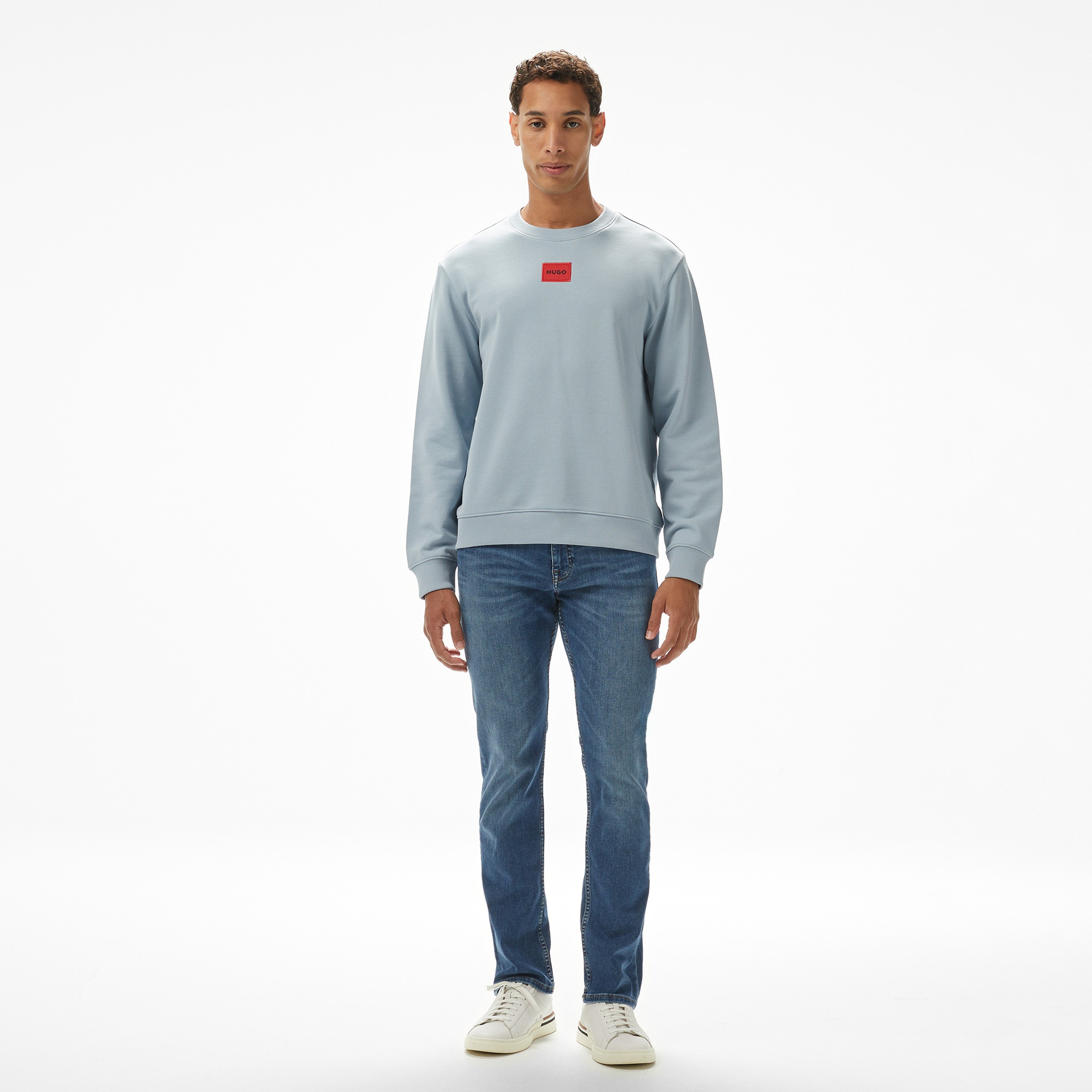 Hugo Diragol 212 Erkek Mavi Sweatshirt