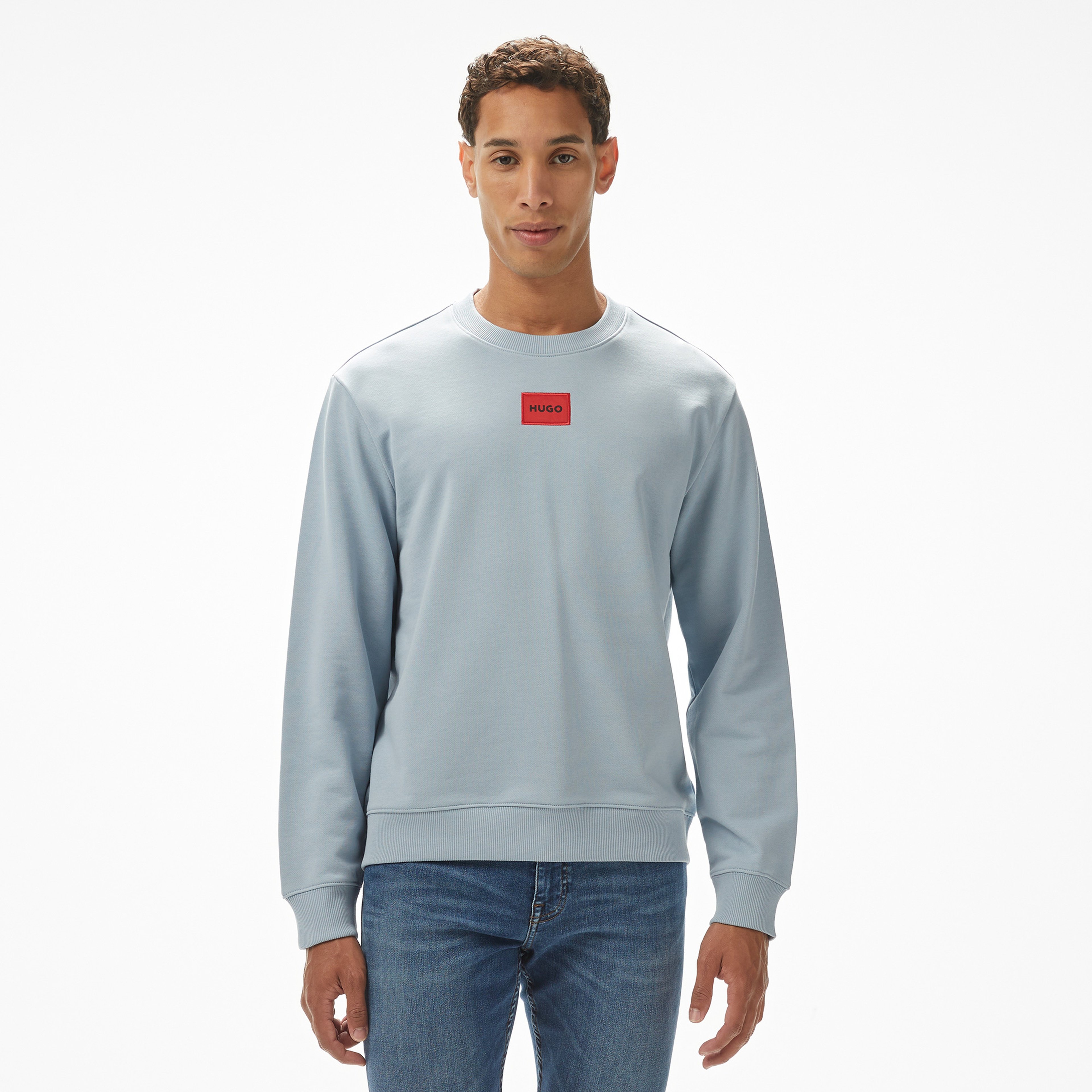 Hugo Diragol 212 Erkek Mavi Sweatshirt