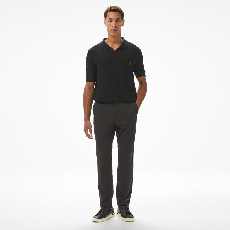 Hugo Shiplom Erkek Siyah Polo Kazak