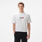 Hugo Dewdam Erkek Beyaz T-Shirt