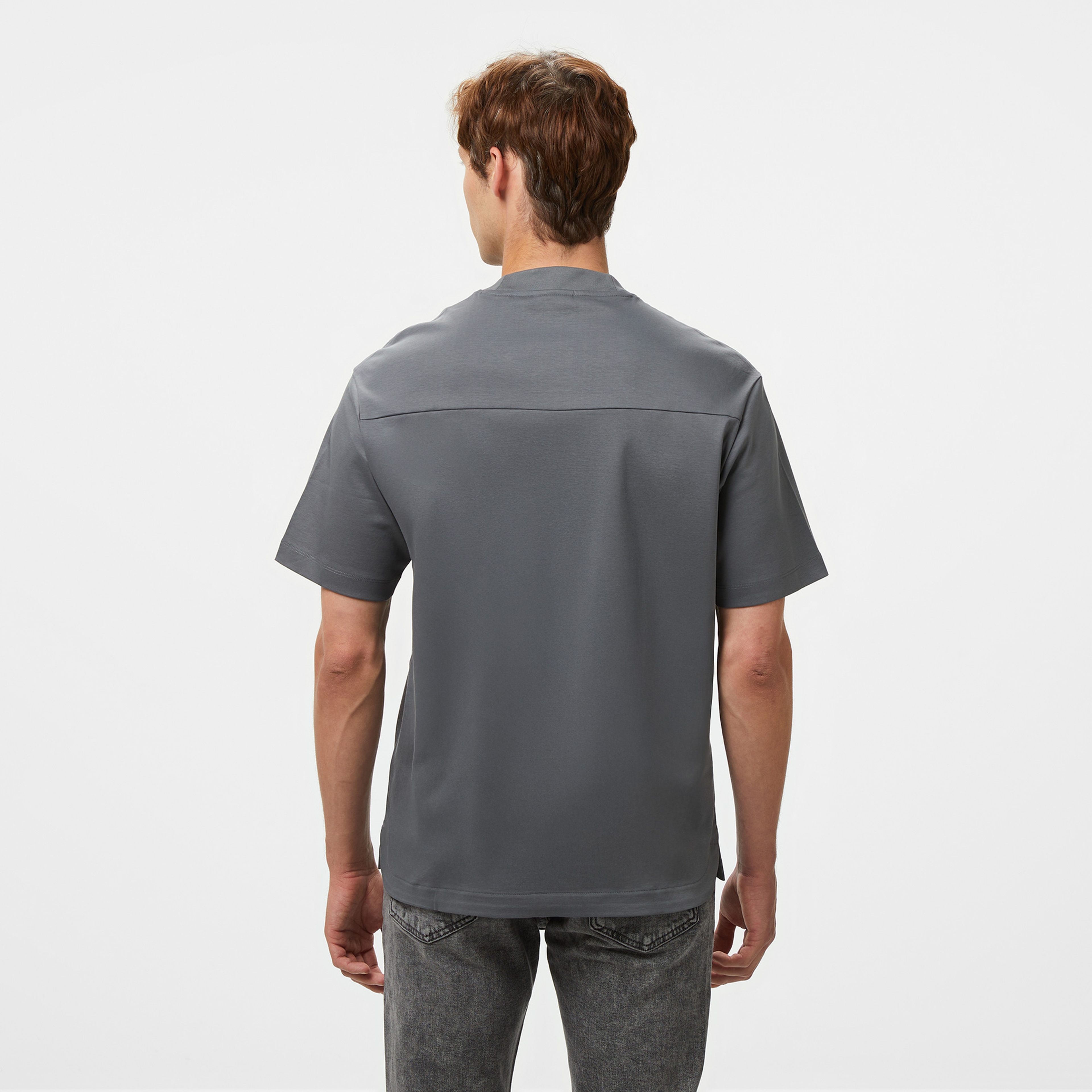 Hugo Erkek Gri T-Shirt