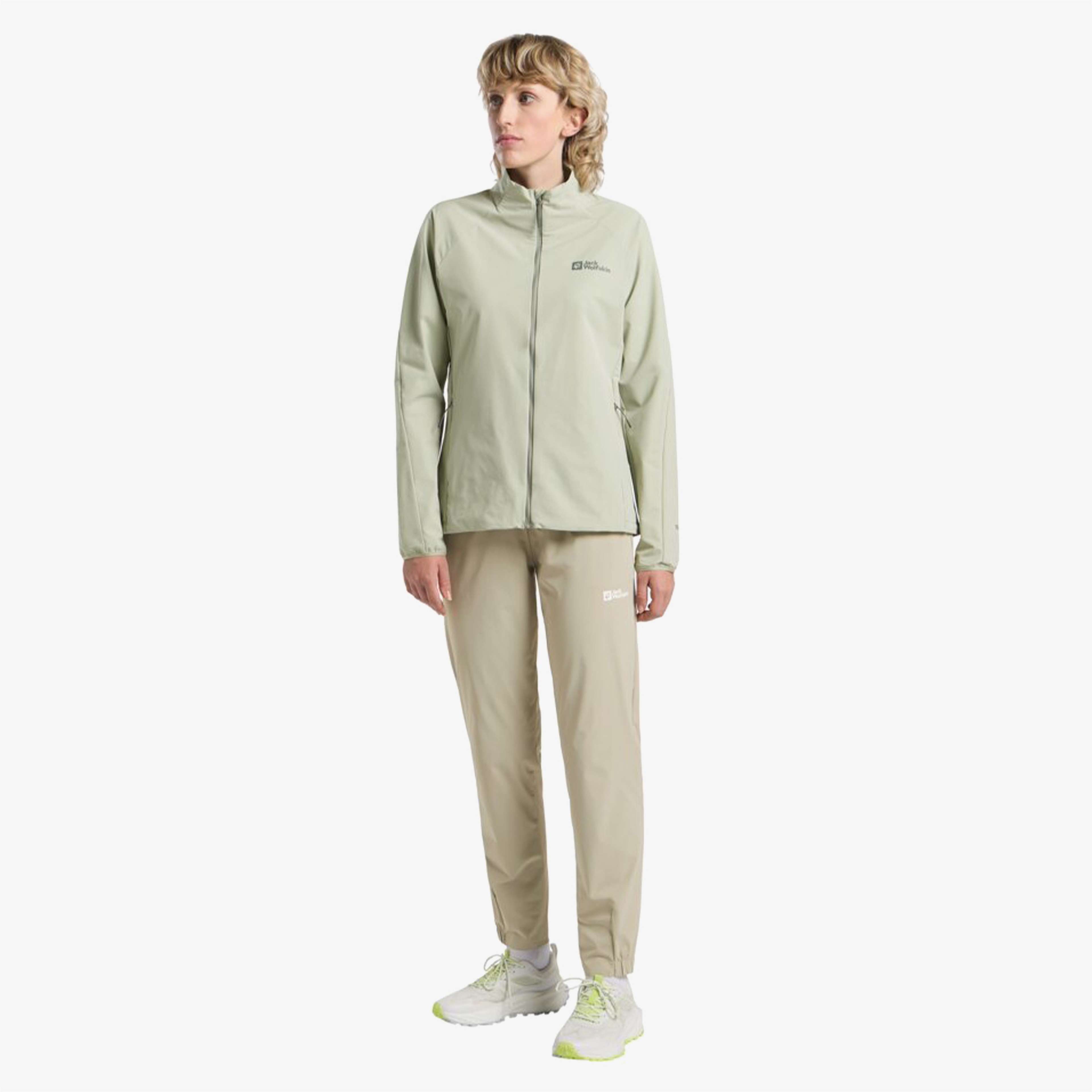 Jack Wolfskin Prelight Stride Jkt  Kadın Yeşil Ceket