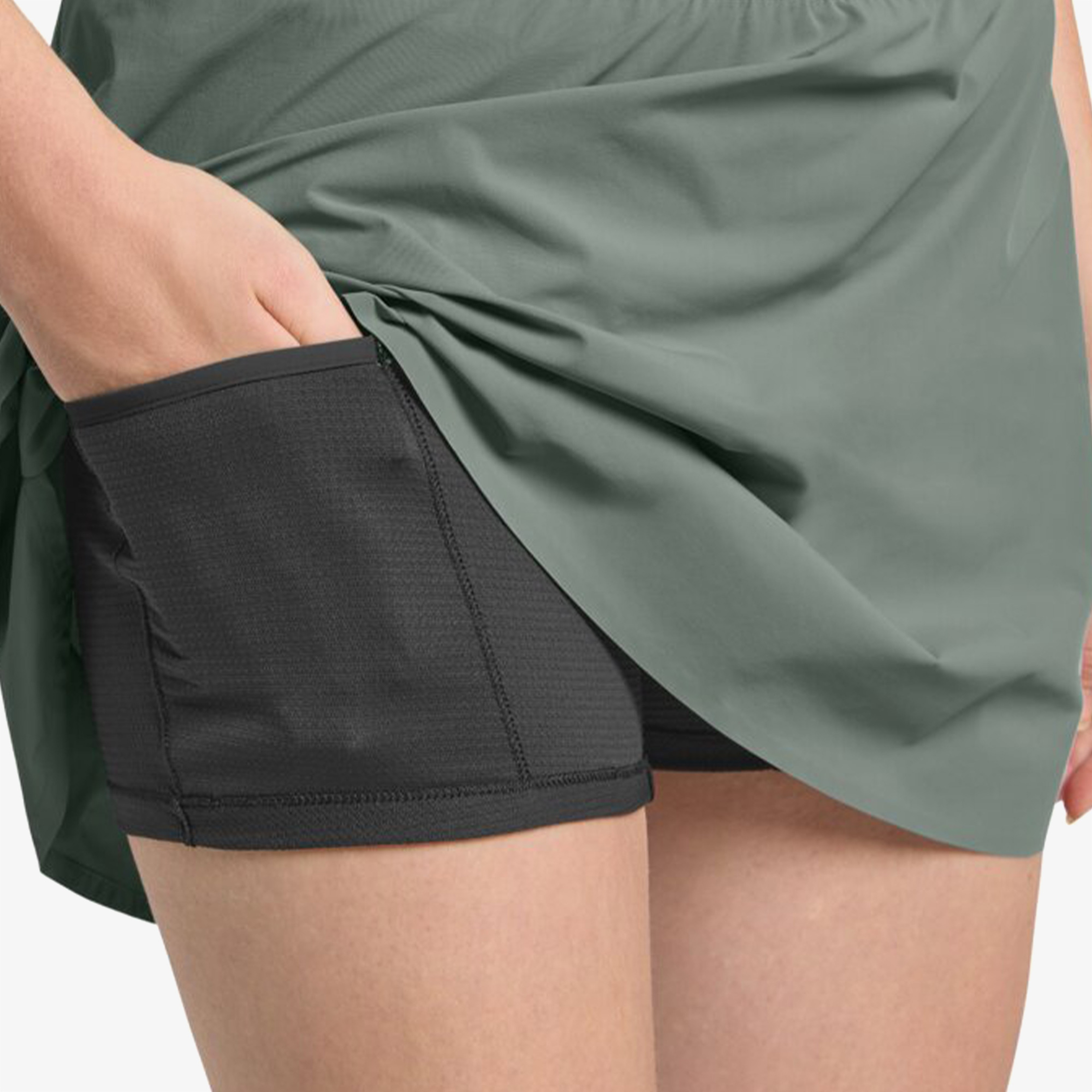 Jack Wolfskin Prelight Swift Skort  Kadın Haki Şort
