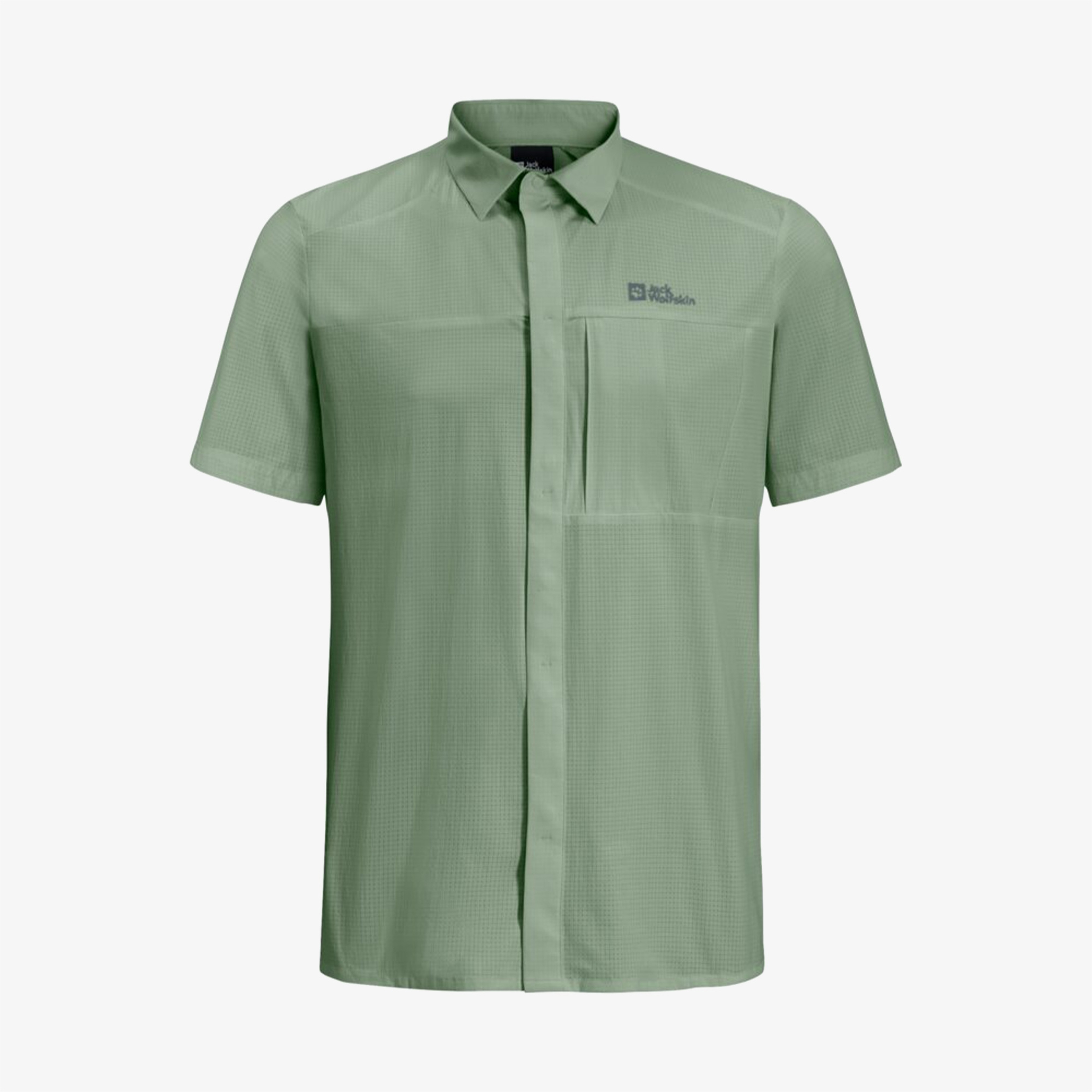 Jack Wolfskin Vandra S|S Shirt  Erkek Yeşil Gömlek