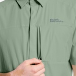 Jack Wolfskin Vandra S|S Shirt  Erkek Yeşil Gömlek