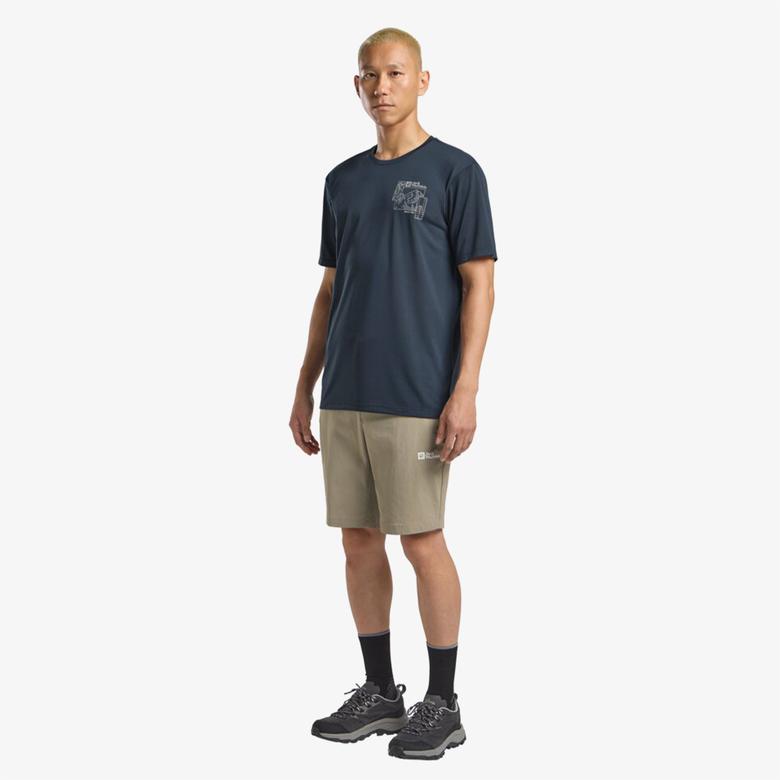 Jack Wolfskin Hikeout Shorts M Erkek Bej Şort