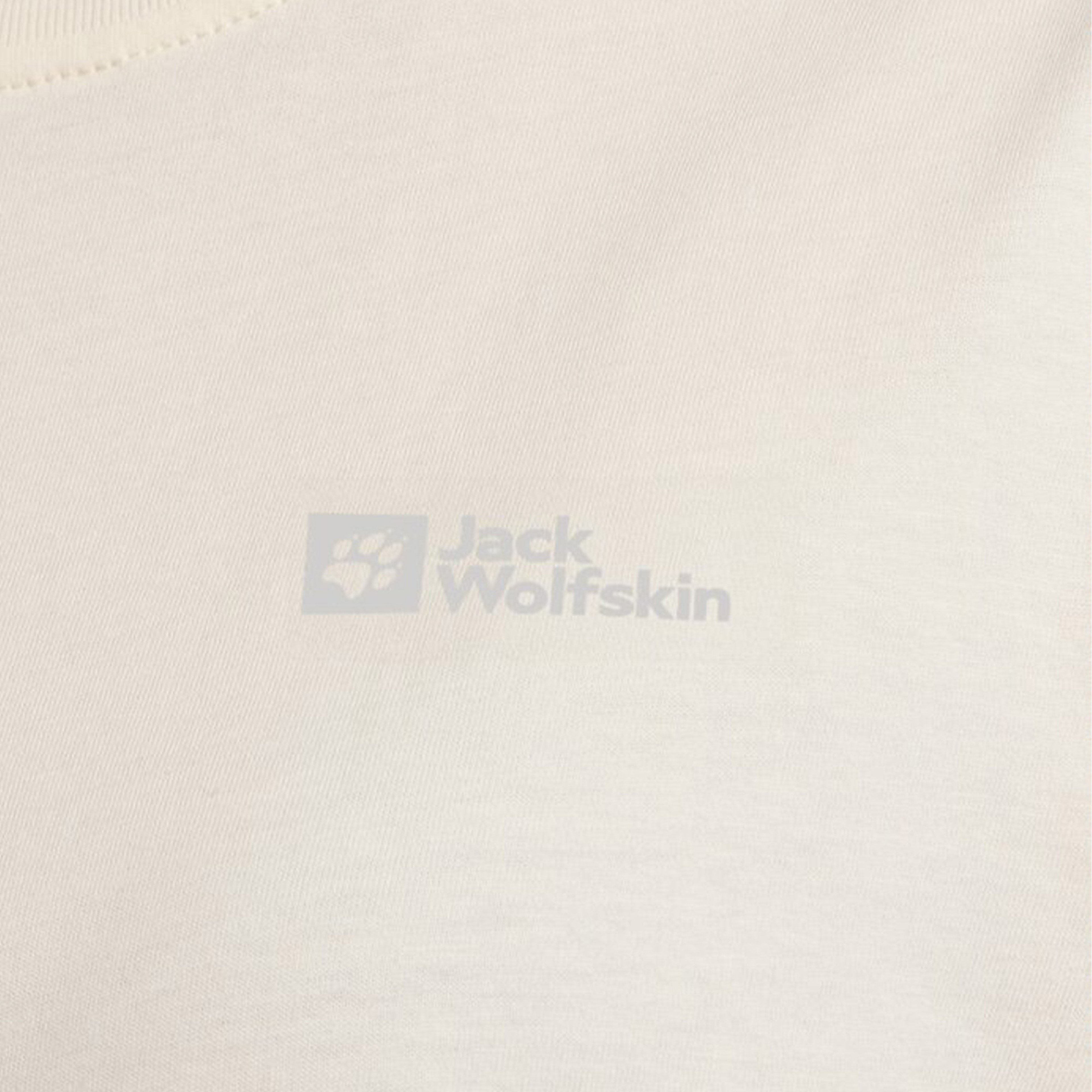Jack Wolfskin Essential T W Kadın Beyaz T-Shirt