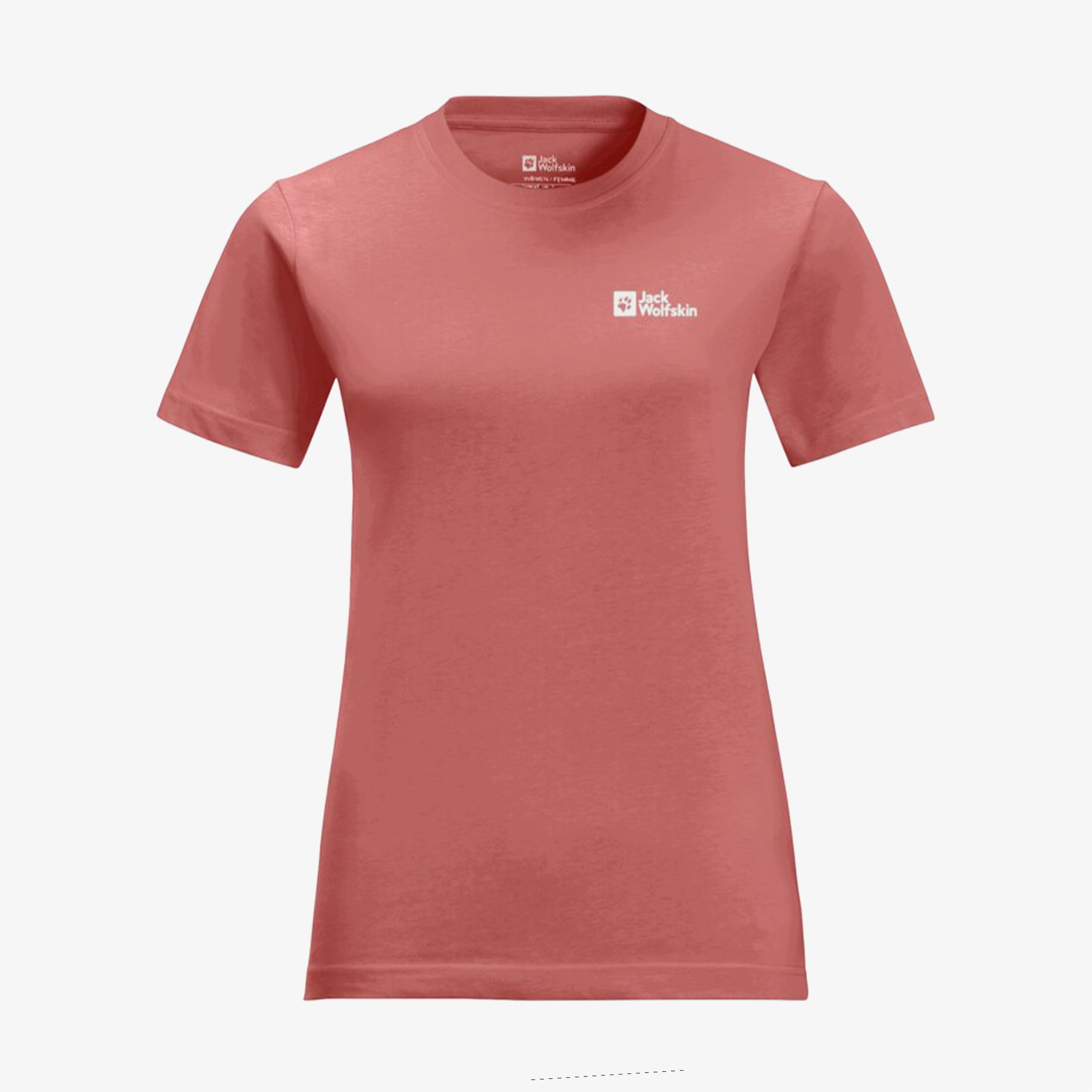Jack Wolfskin Essential Kadın Kırmızı T-Shirt