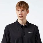 Jack Wolfskin Delgami Erkek Siyah Polo